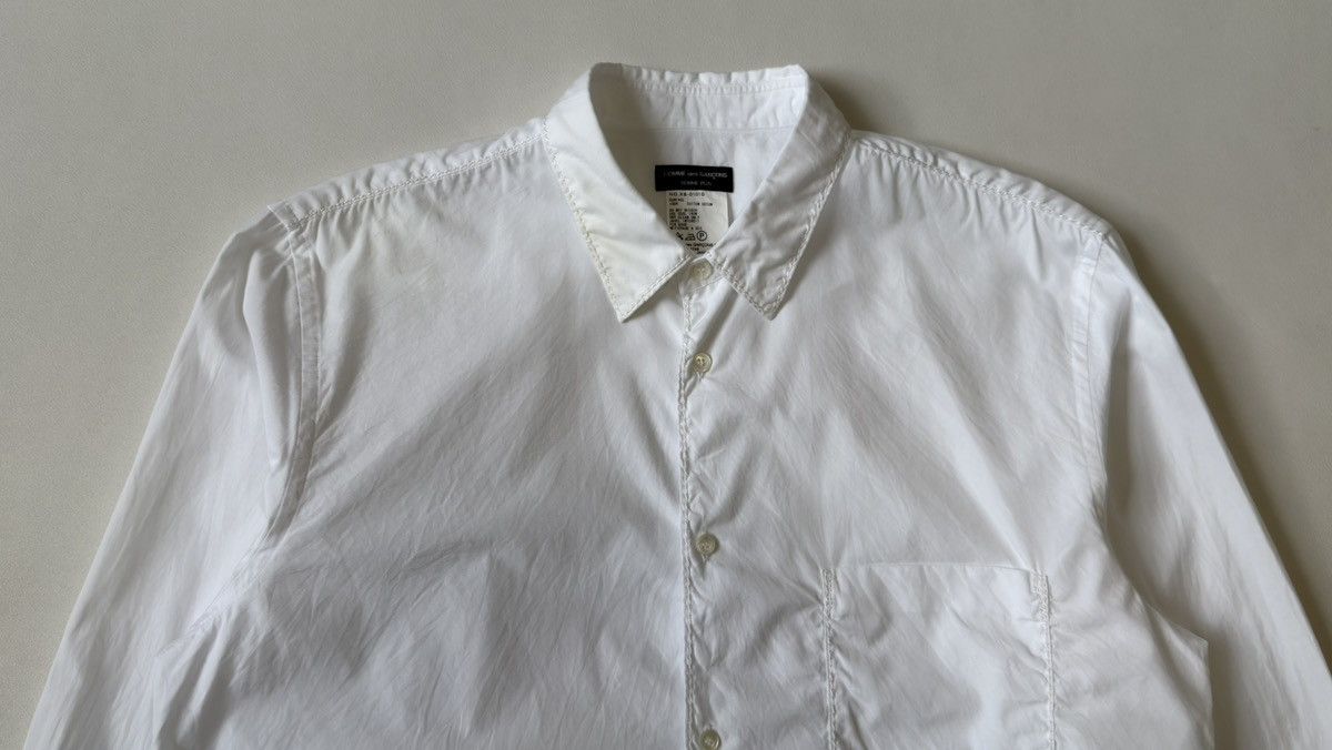 Comme des Garcons S/S 2000 White Crinkle Cotton Shirt Size US M / EU 48-50 / 2 - 4 Thumbnail