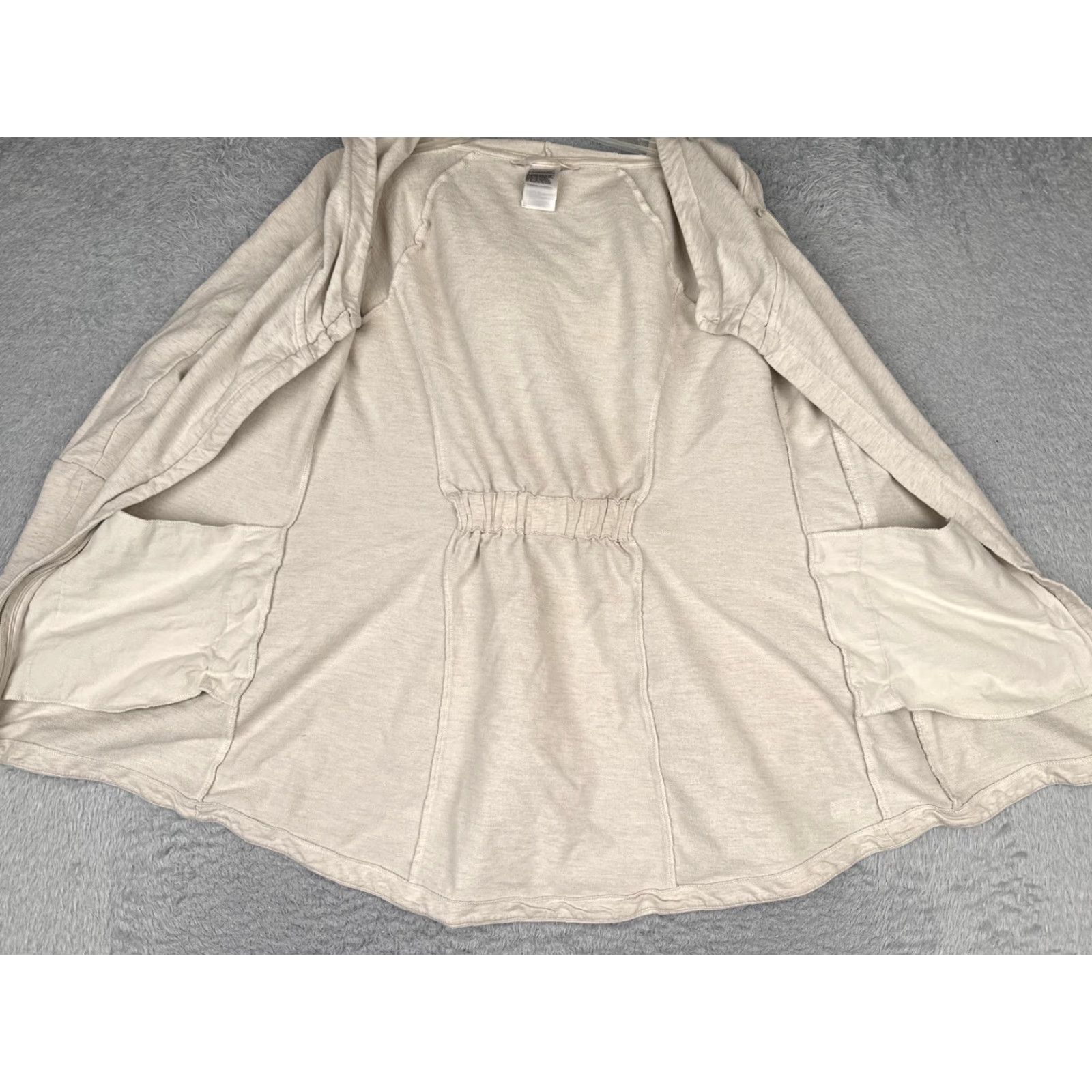 The North Face The North Face Hoodie Womens S Beige Full Zip Cardigan Thumbhole Jacket Top Size S / US 4 / IT 40 - 2 Thumbnail
