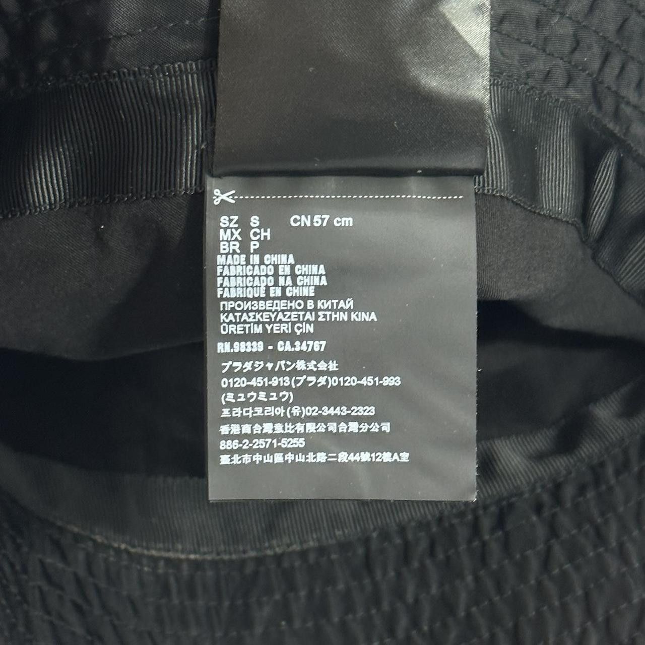 Prada Prada Milano 2020 Re-Nylon Rubber Logo Bucket Hat - S/M Size ONE SIZE - 5 Thumbnail