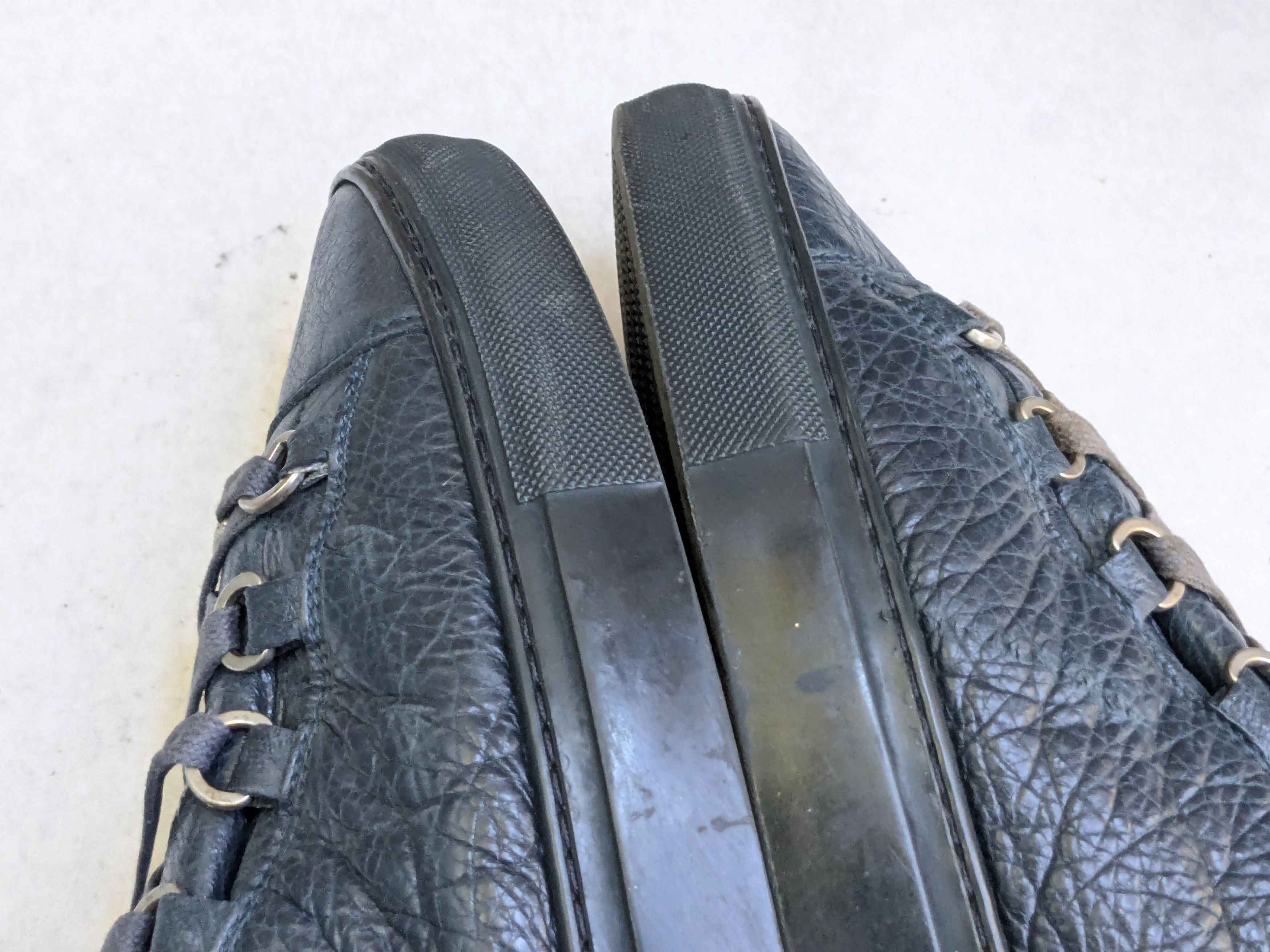 Balenciaga Balenciaga Arena Sneakers Navy Blue 11 High Tops Leather Size US 11 / EU 44 - 9 Thumbnail