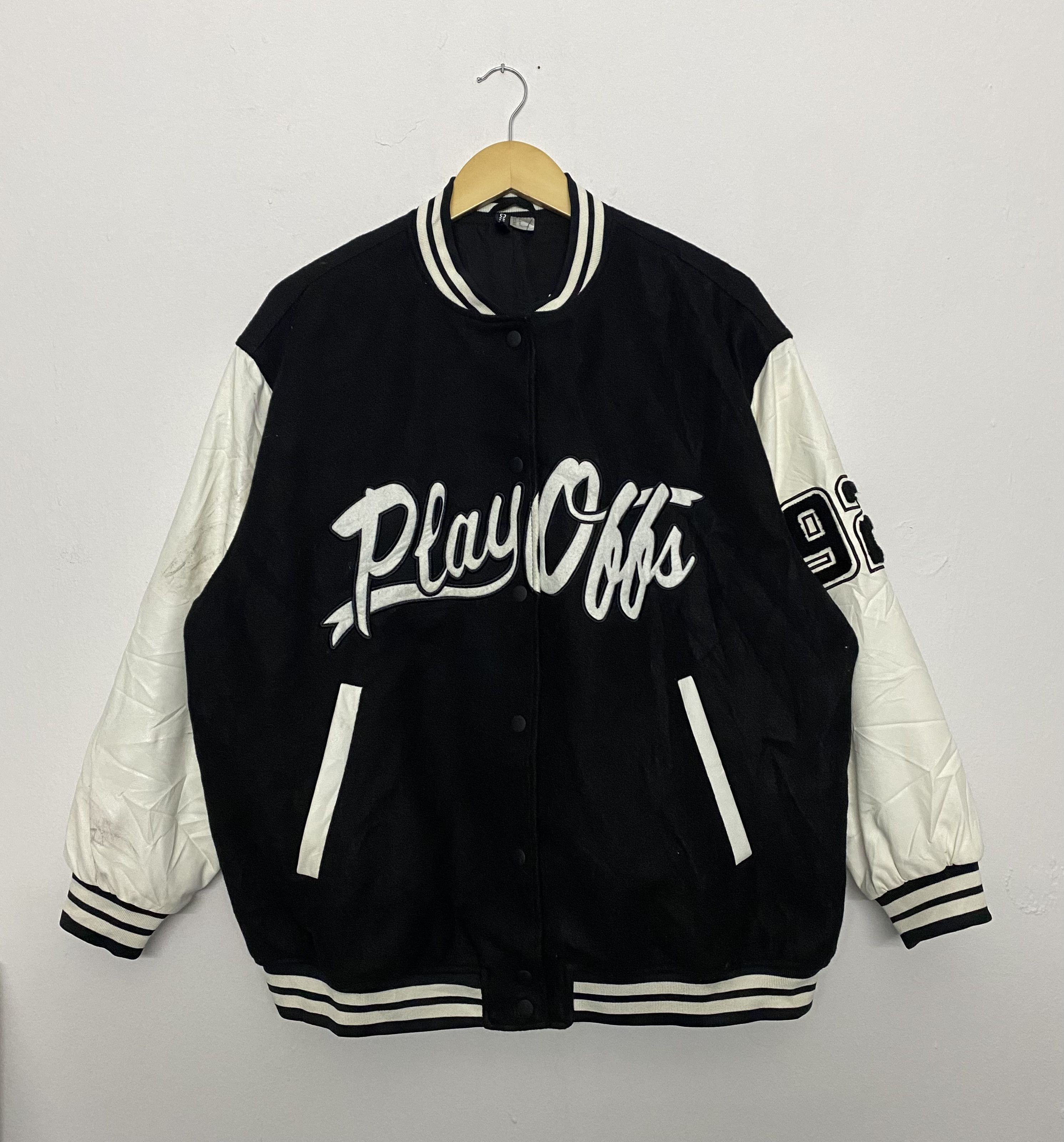 H&M H&M Divided ‘Play Offs’ Wool Varsity Jacket Size US L / EU 52-54 / 3 - 1 Thumbnail