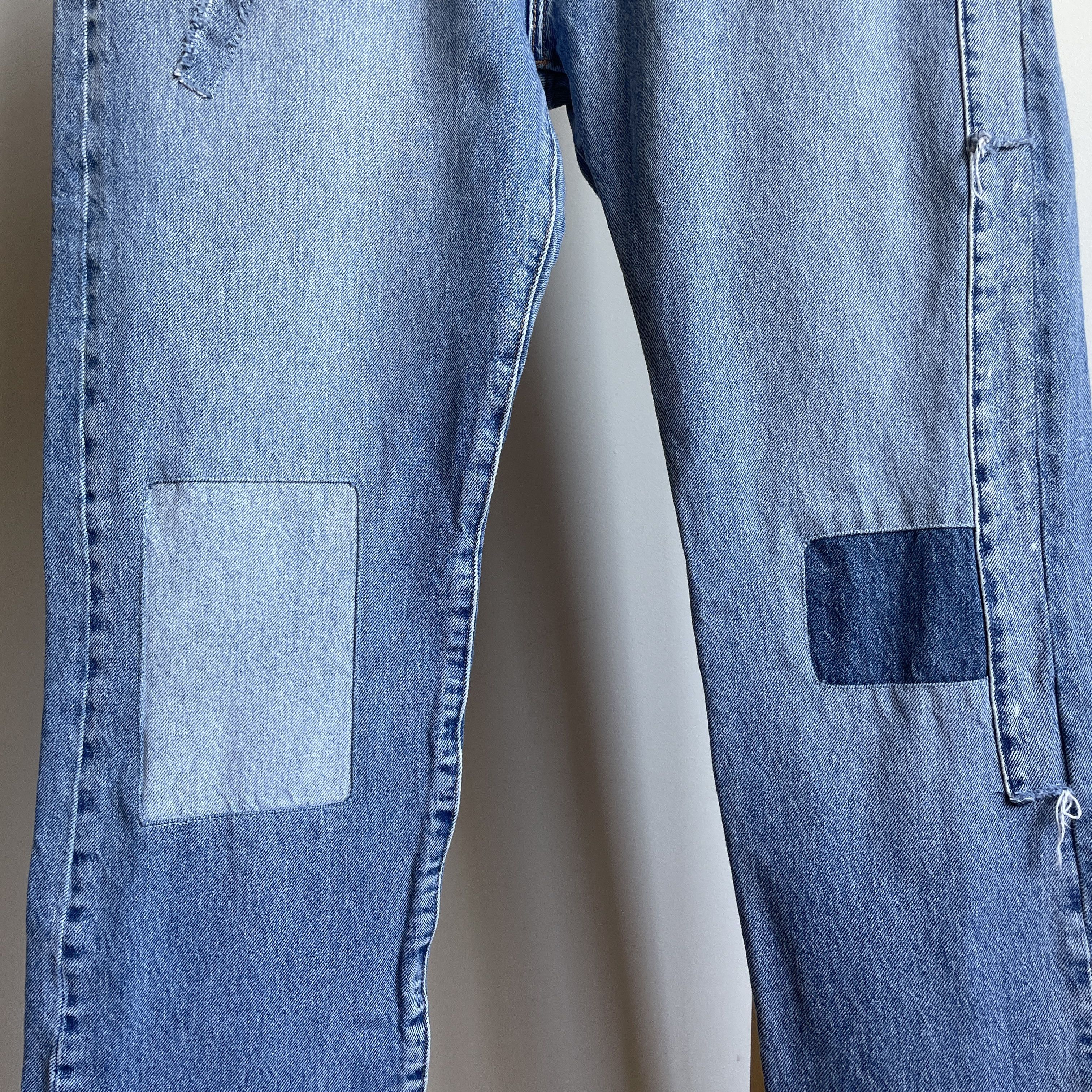 Levi's Levi's 502 Patchwork Denim Size 34x32 Size US 34 / EU 50 - 8 Thumbnail