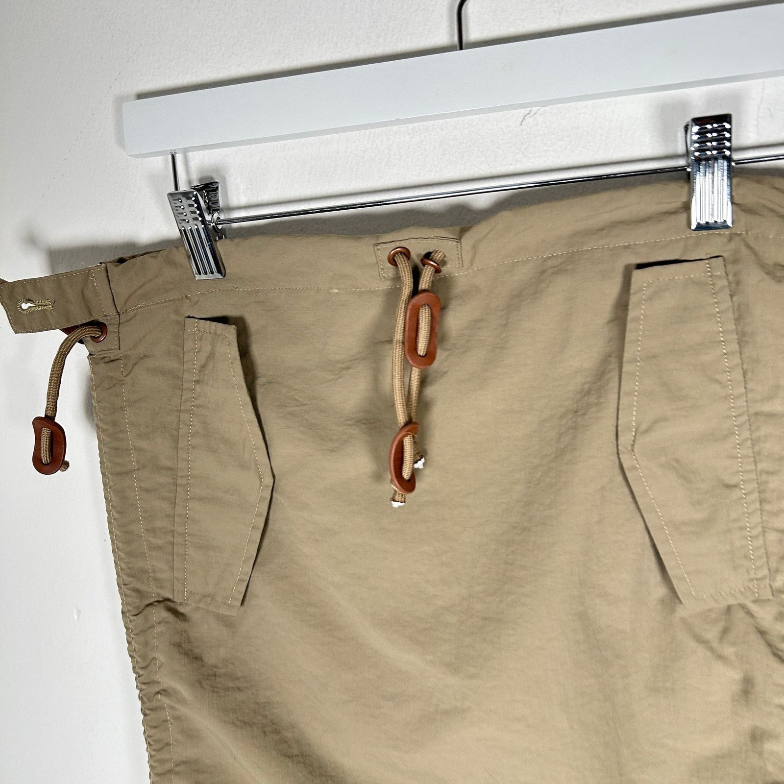 Aris Tatalovich Aris Tatalovich Khaki Technical Cargo Skirt Size M Size 29" - 2 Thumbnail