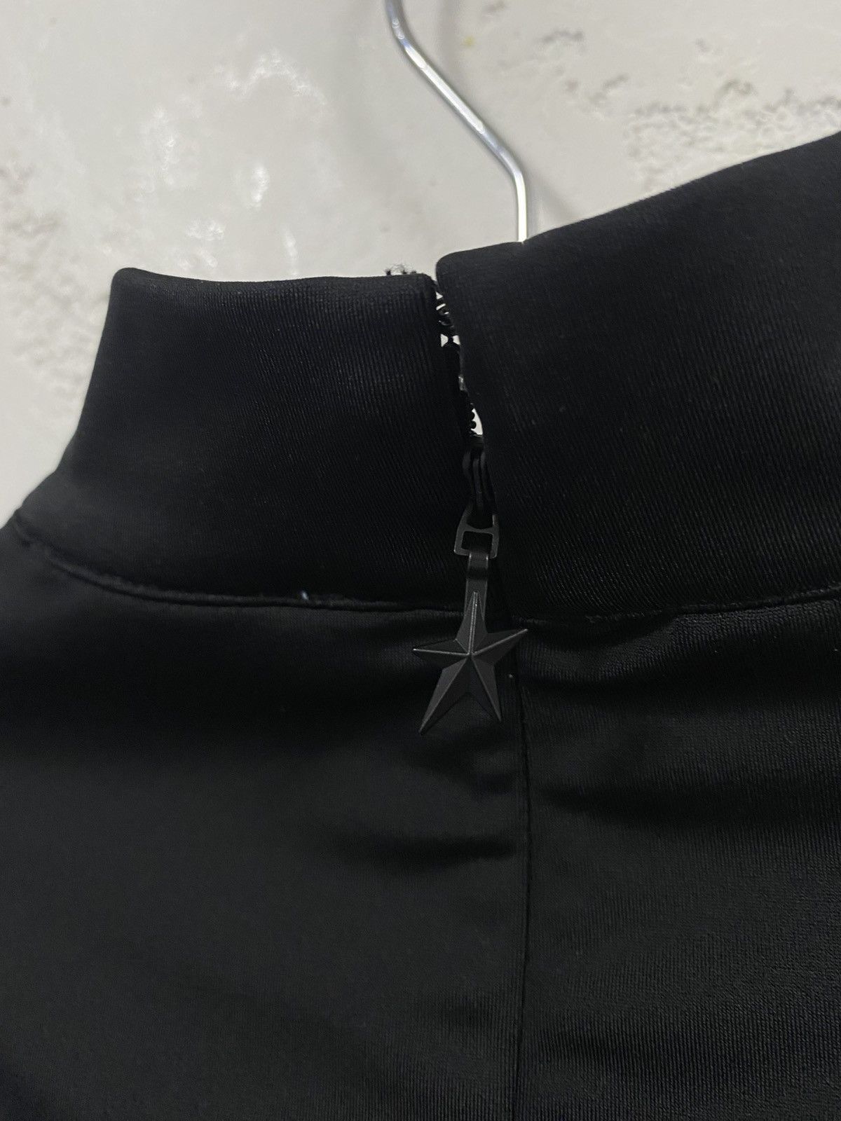 H&M × Mugler Mugler X H&M Rare Black & Brown Mesh Panel Bodysuit Size XS / US 0-2 / IT 36-38 - 9 Thumbnail