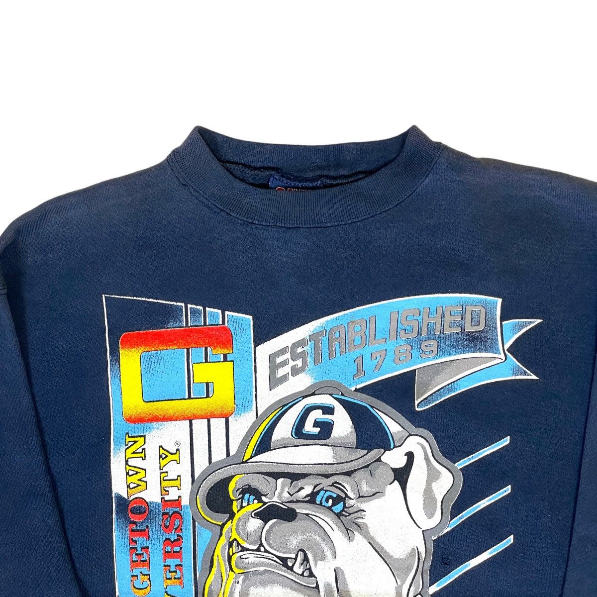 Vintage Vintage Georgetown University Hoyas Sweatshirt Size US L / EU 52-54 / 3 - 3 Thumbnail
