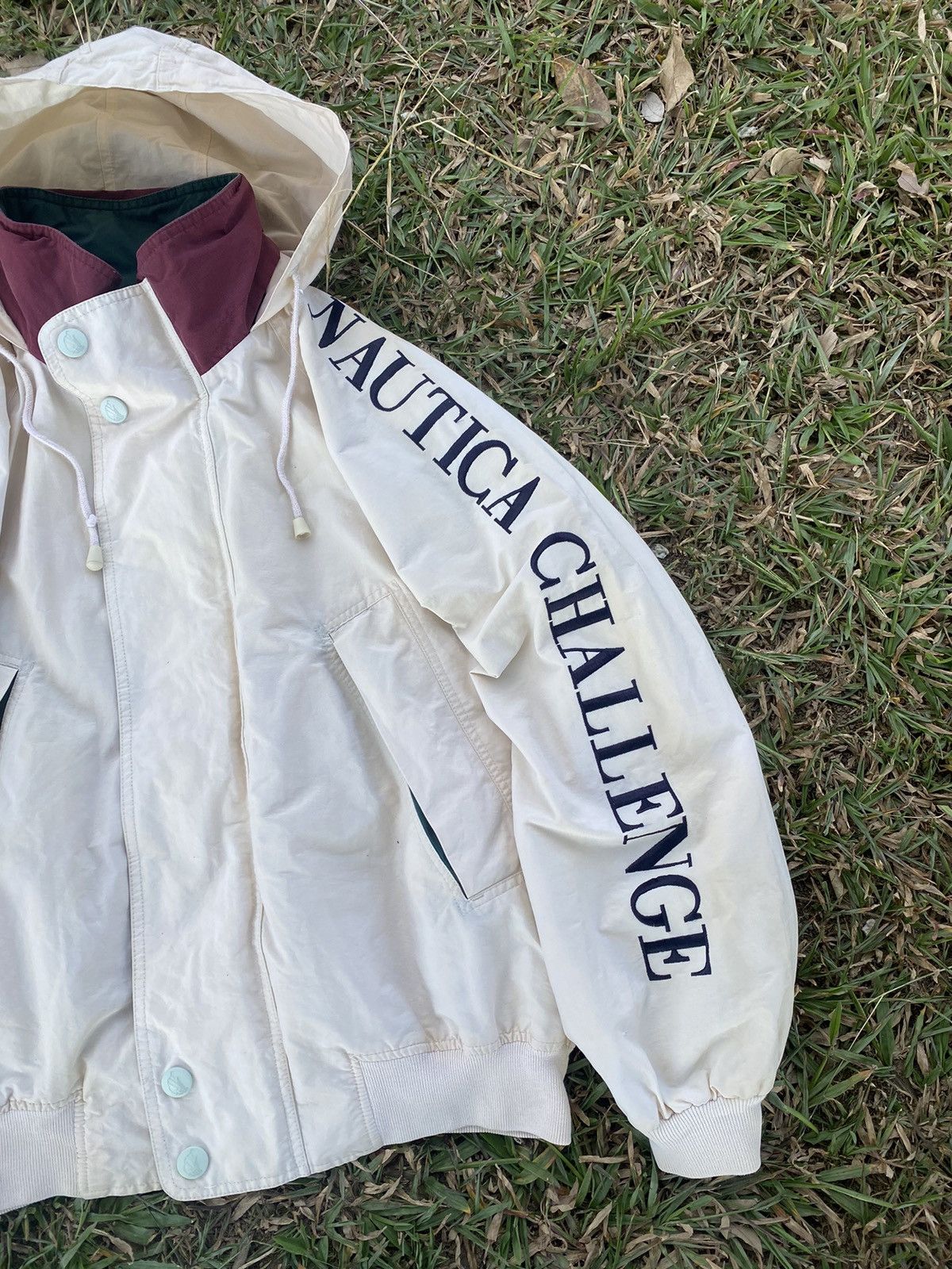 Other Vintage 90s Nautica Challenge bomber jacket Size US L / EU 52-54 / 3 - 3 Thumbnail