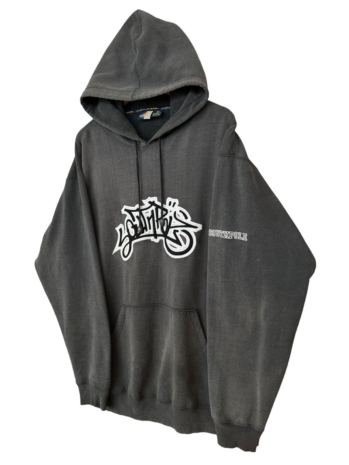 Vintage Vintage Y2K South Pole Distressed Sunfaded Baggy Boxy Hoodie Size US L / EU 52-54 / 3 - 4 Thumbnail