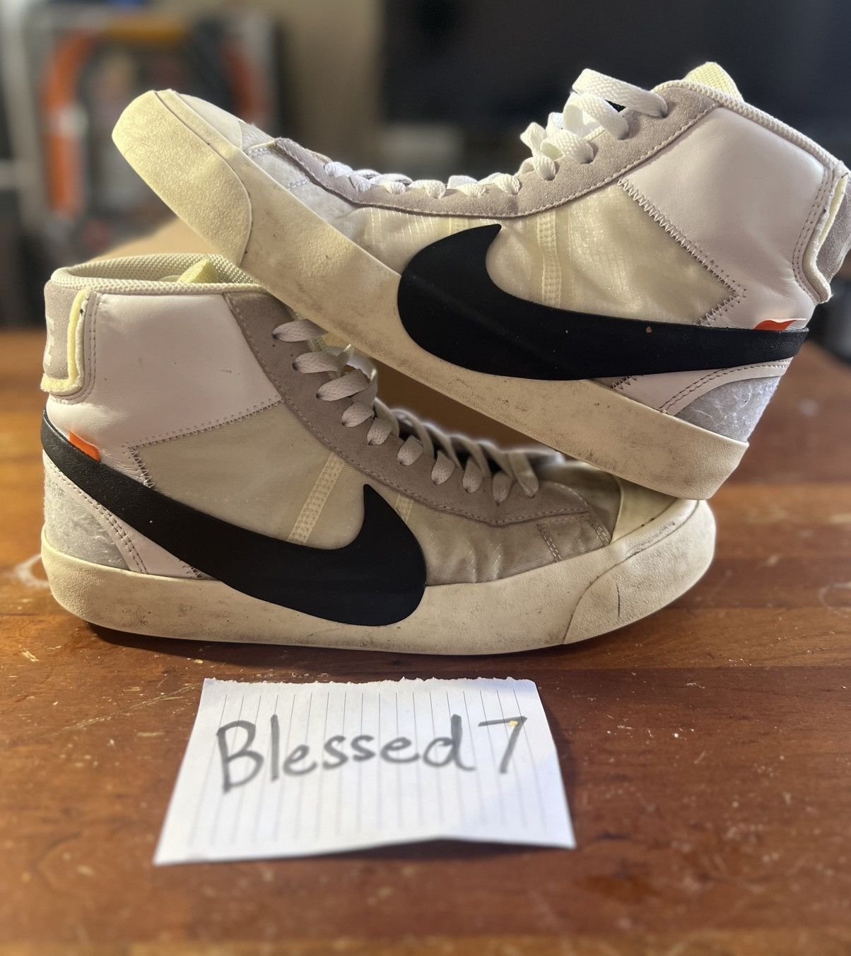 Nike × Off-White Off-White Blazer Mid White Size US 10 / EU 43 - 1 Thumbnail