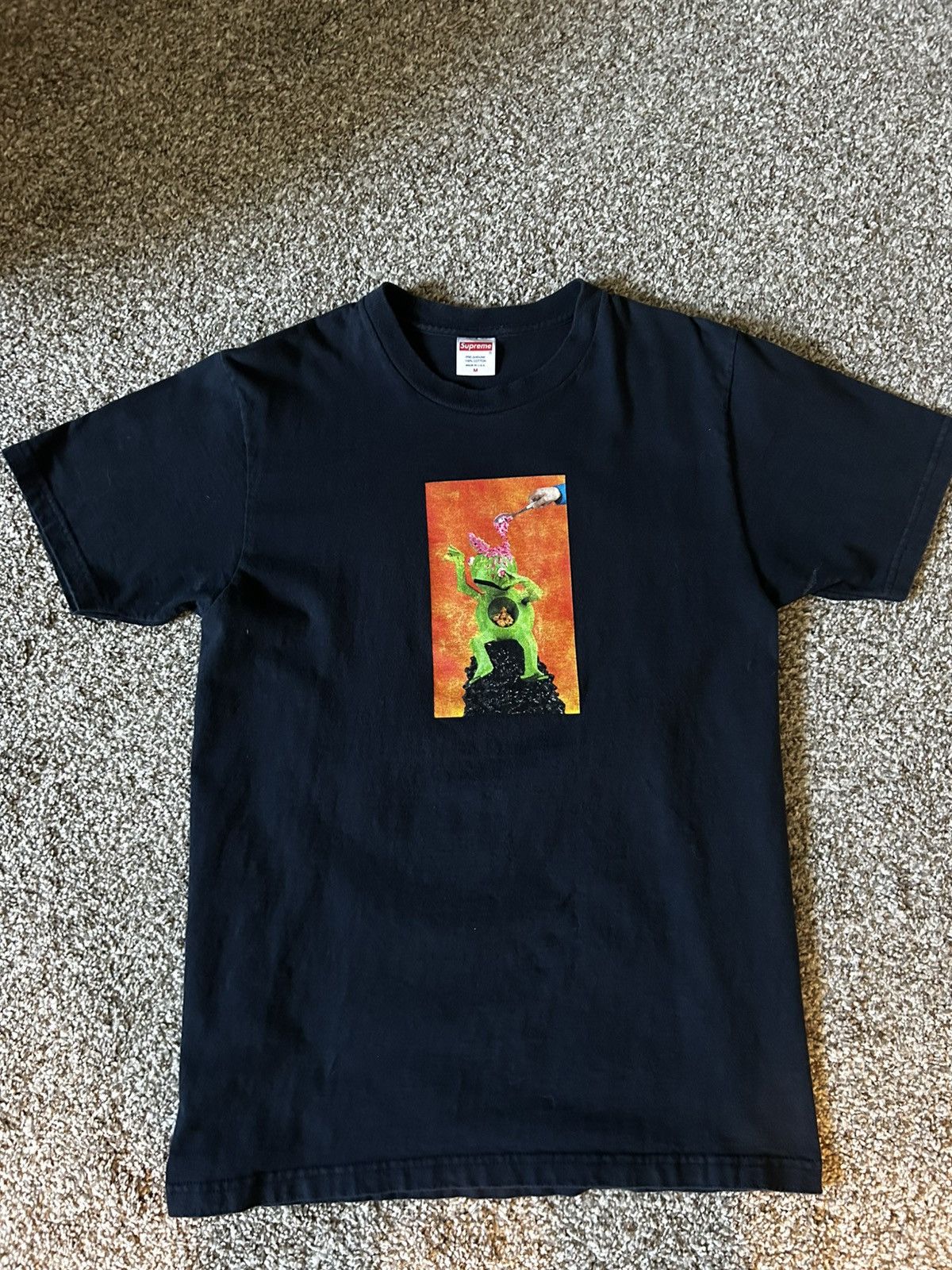Supreme Supreme Brains Tee Navy Size US M / EU 48-50 / 2 - 1 Thumbnail