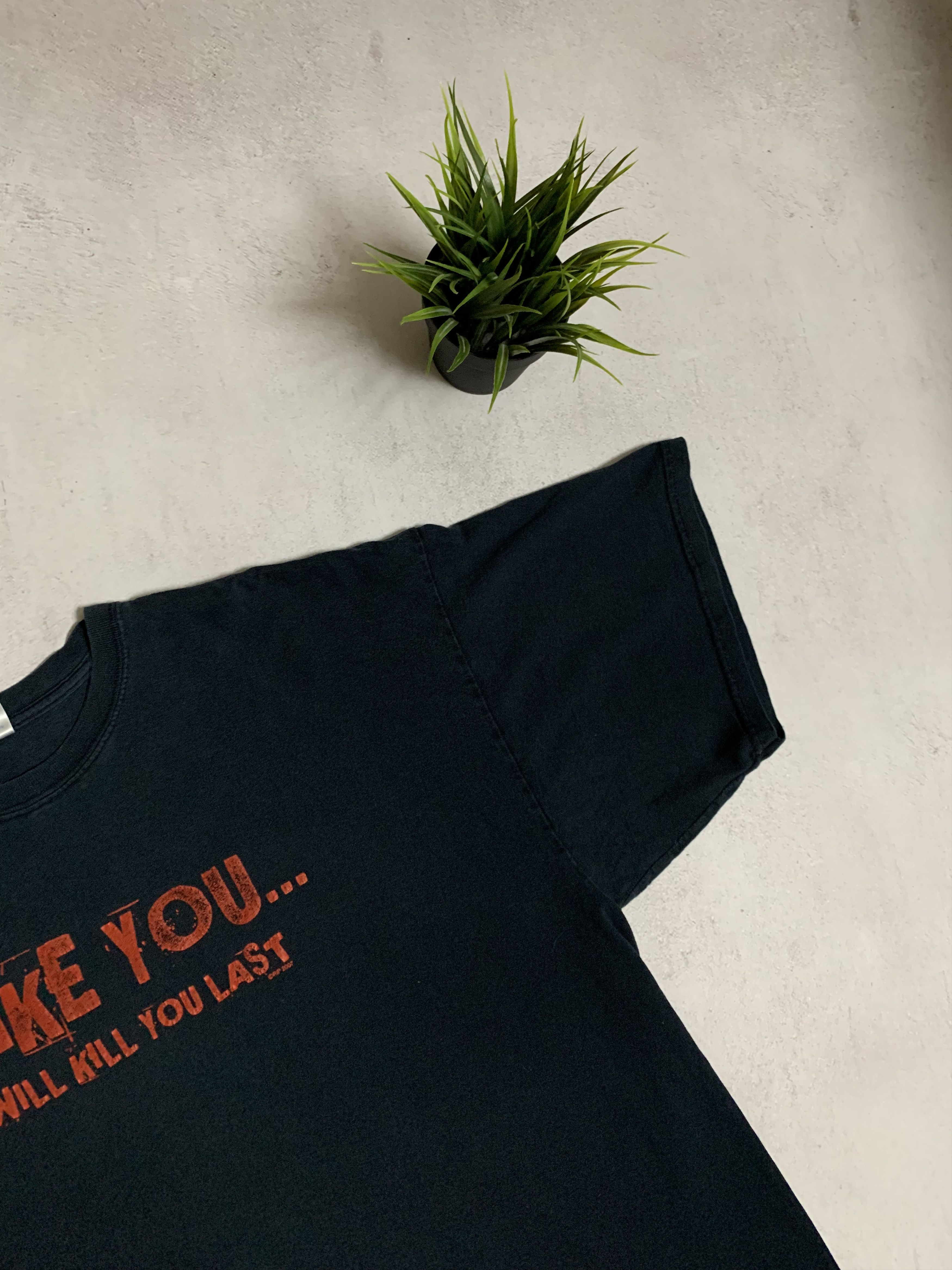 Vintage Vintage I Will Kill Your Last T Shirt Tee Humor Baggy 90s Size US XXL / EU 58 / 5 - 5 Thumbnail