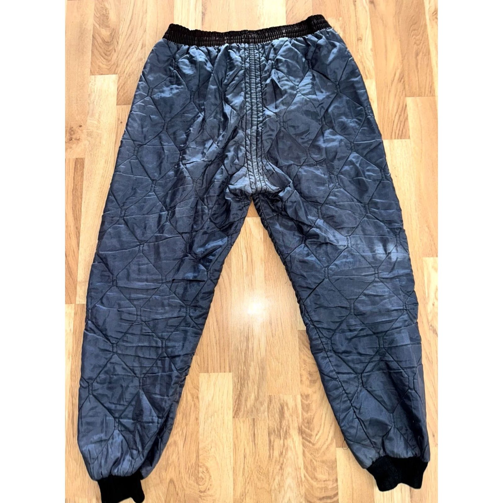 Vintage VINTAGE Blue Quilted Puffer Pants Mens Large Made in USA 70s 80s Style K513 Size US 33 - 5 Thumbnail
