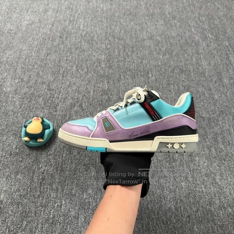 Louis Vuitton Louis Vuitton Trainer Macaron-Colored Casual Shoes Size US 7 / EU 40 - 8 Thumbnail