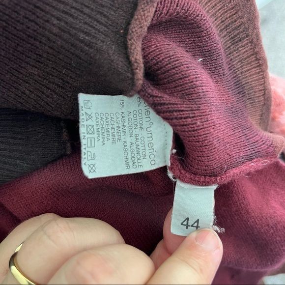 Other Serien°umerica Cashmere Italy Distressed Hi Lo Tattered Unis Size M / US 6-8 / IT 42-44 - 10 Thumbnail
