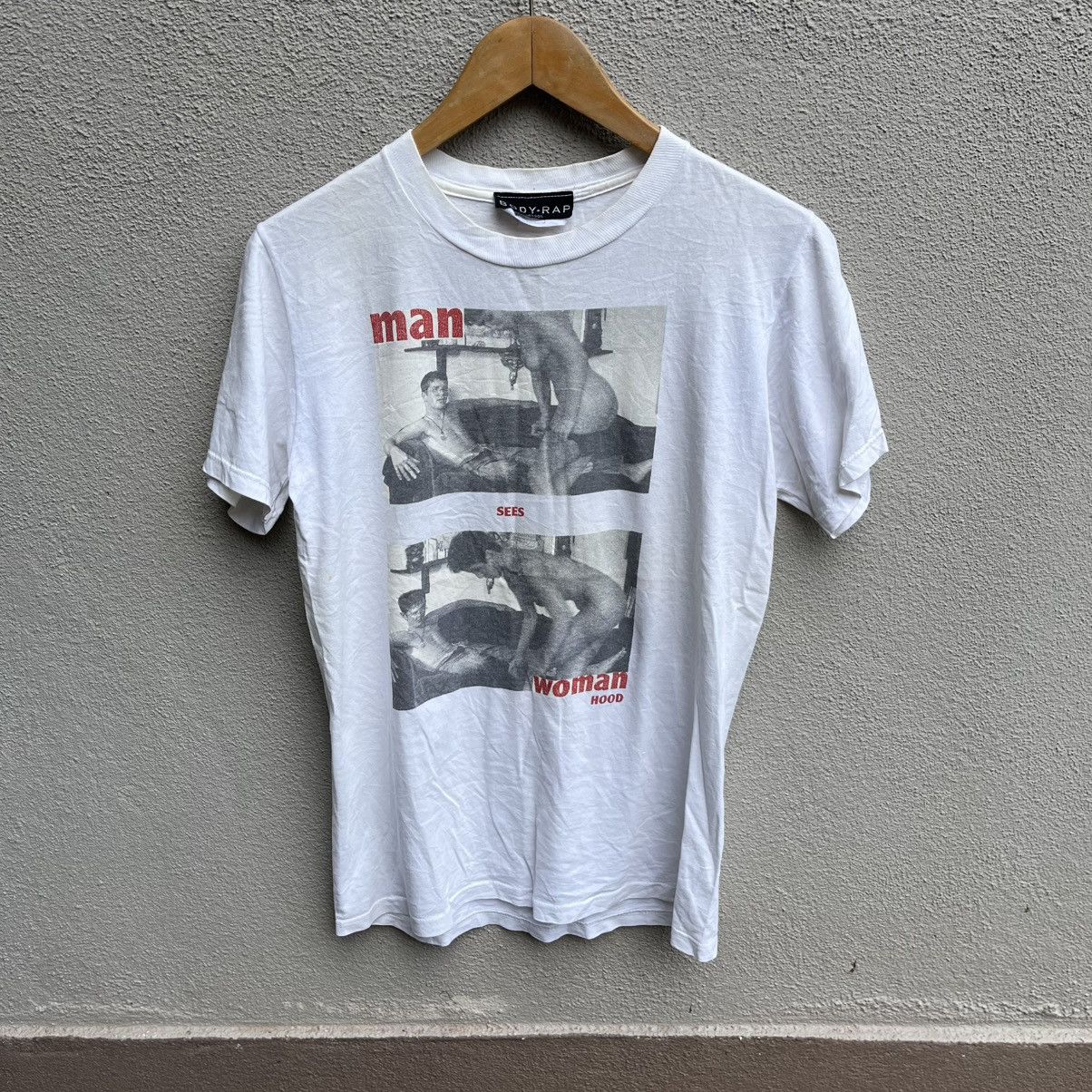 Vintage Vintage rare BODY RAP London photo tee naked couple Size US S / EU 44-46 / 1 - 1 Thumbnail