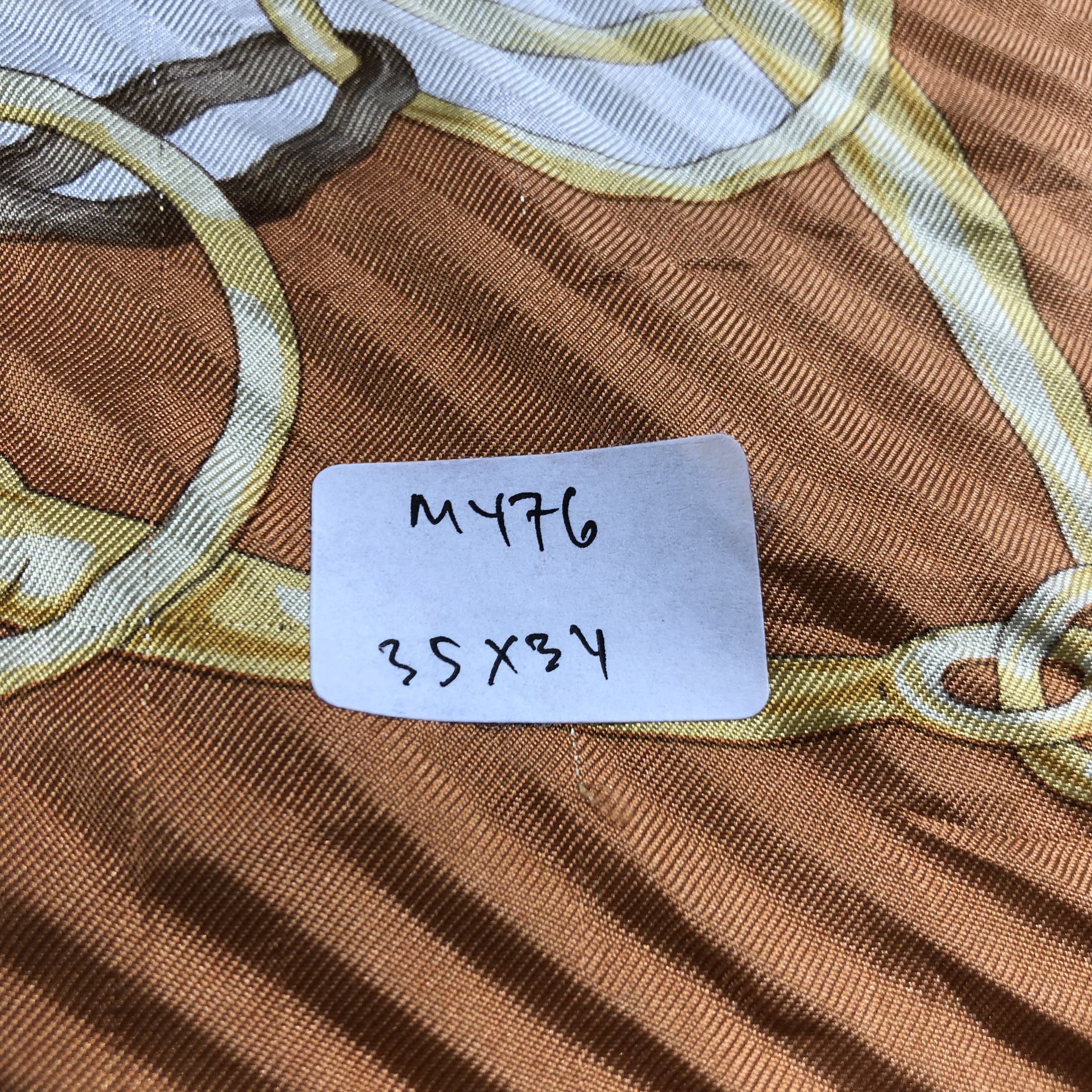 Vintage Top Kapi Luxury Design Silk Scarf M476 Size ONE SIZE - 13 Thumbnail