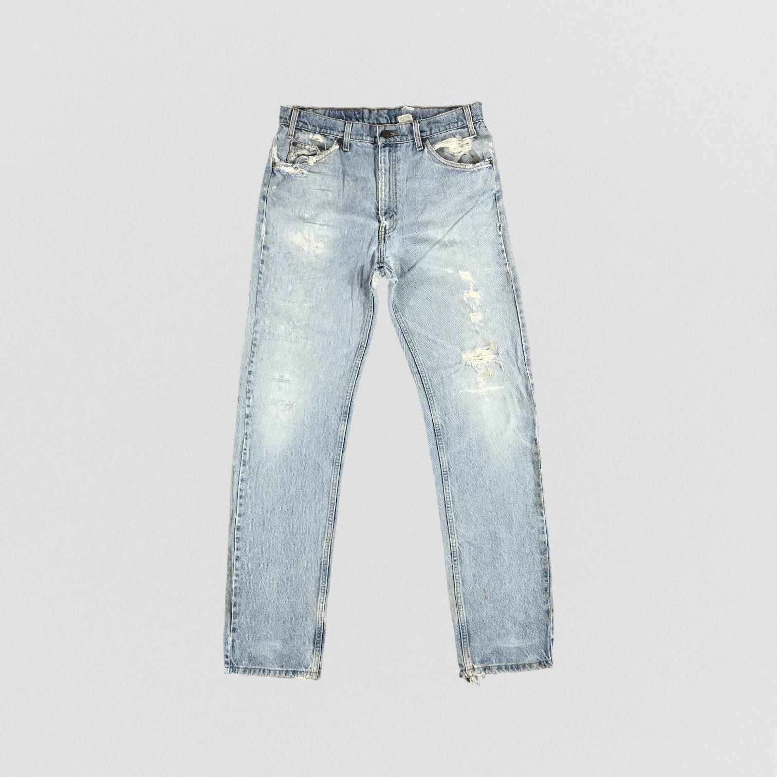 image of 90's Vintage Light Wash Levis 505 Jeans-Jm2662, Men's (Size 34)