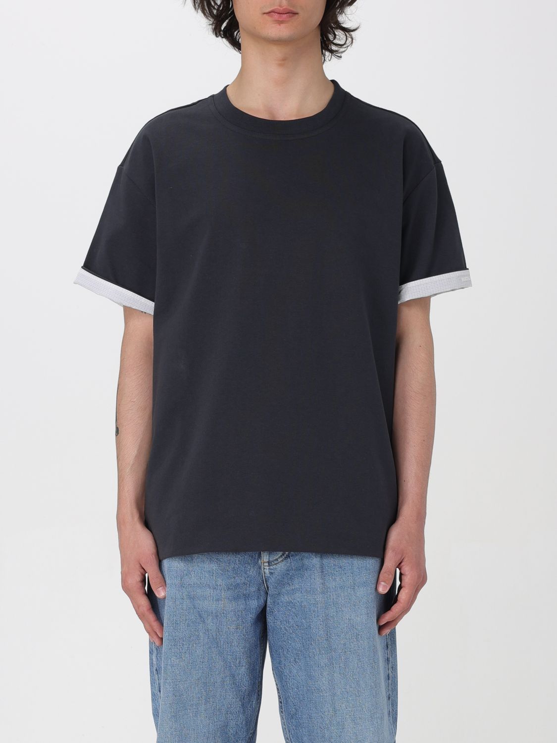 image of Bottega Veneta T-Shirt Men Charcoal (Size Medium)