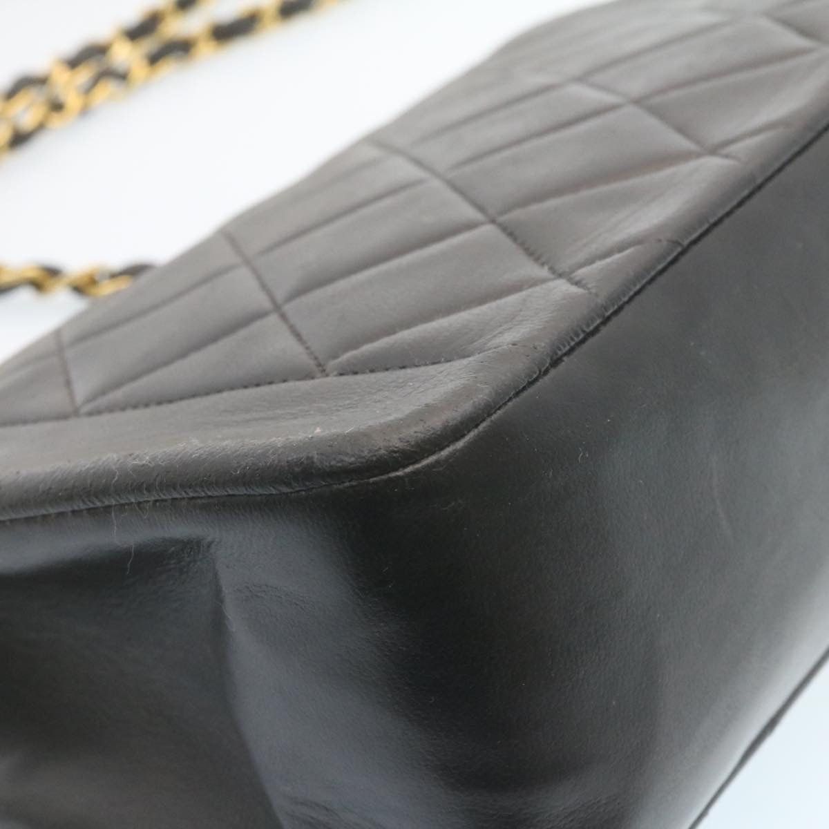 Chanel CHANEL Chain Turn Lock Diana Matelasse Shoulder Bag Lamb Size ONE SIZE - 15 Thumbnail