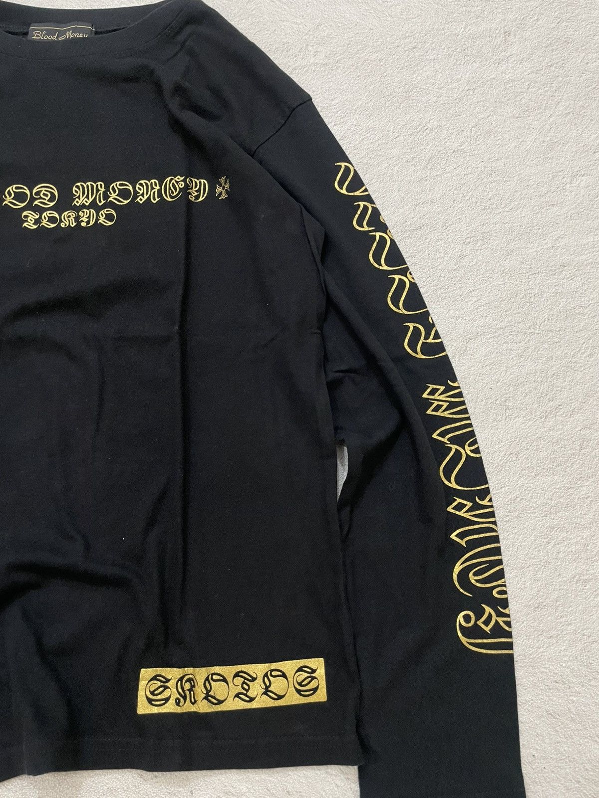 If Six Was Nine 00s Chrome Hearts Style Cross Gothic Script Long Sleeve Y2K Size US M / EU 48-50 / 2 - 4 Thumbnail