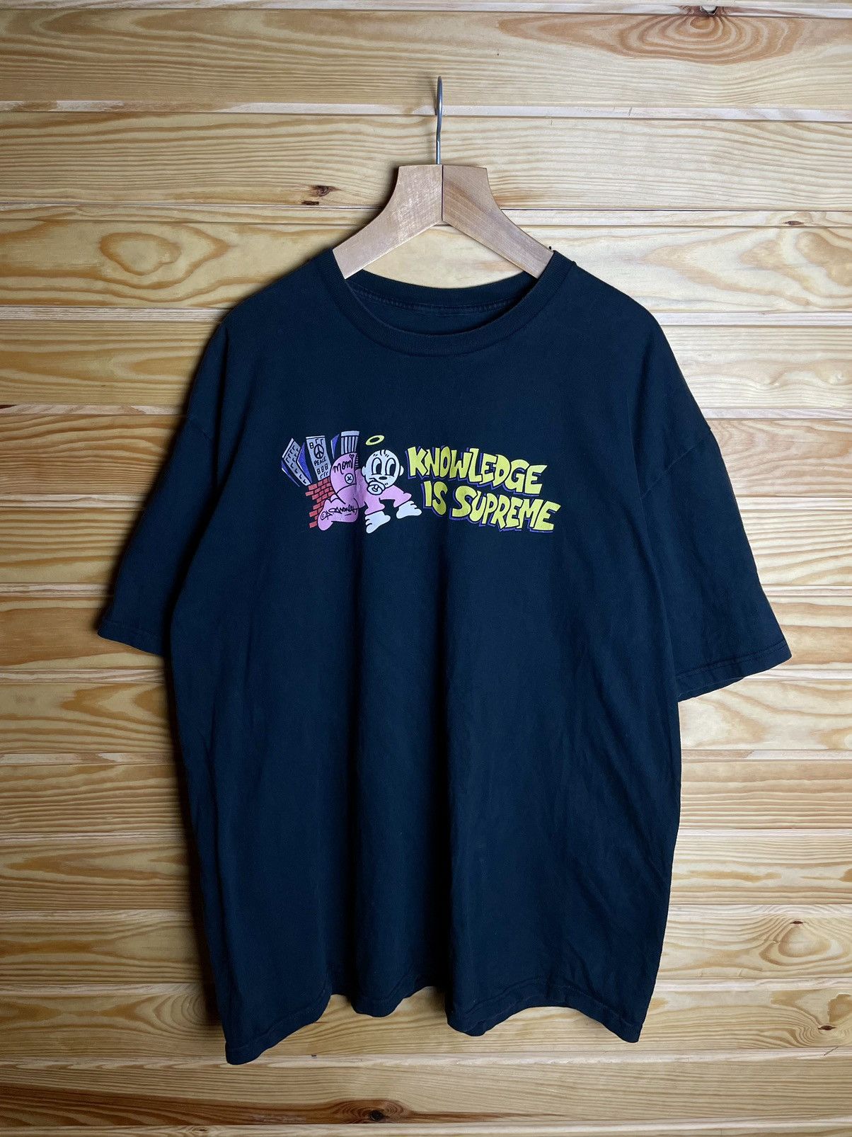 Supreme × Vintage Supreme T -Shirt Knowledge Is Supreme Size XL Size US XL / EU 56 / 4 - 2 Thumbnail