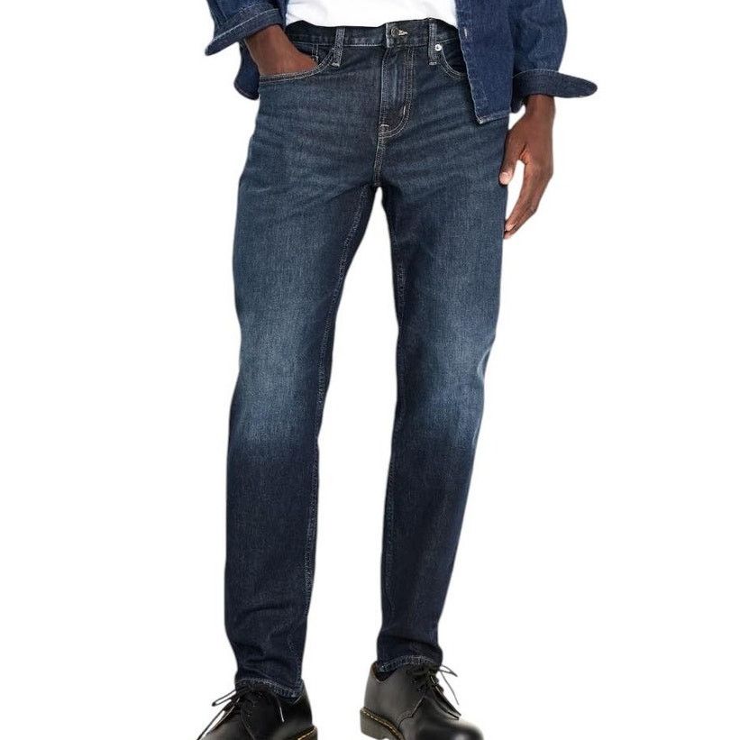 Old Navy Old Navy Straight Athletic Built-In Flex Jean Dark Men 40x32 Size US 40 / EU 56 - 1 Thumbnail