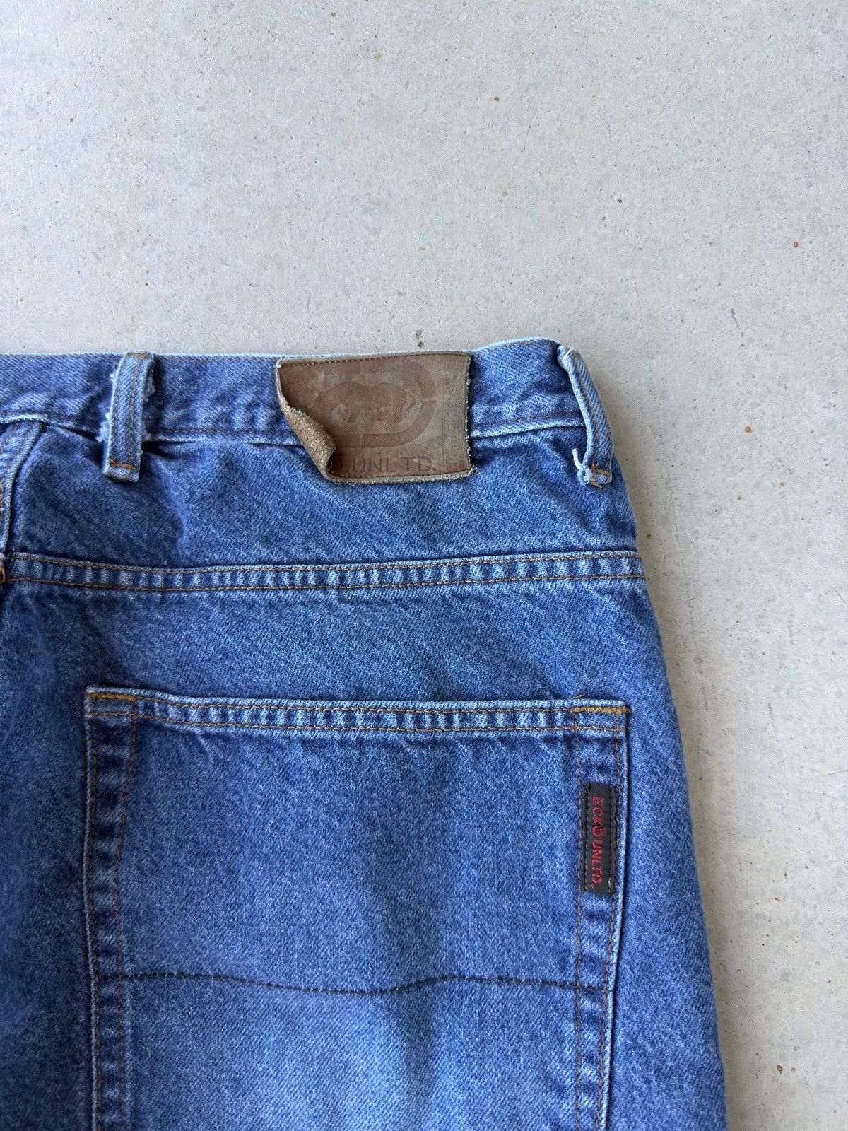 Ecko Unltd. Vintage Y2K Ecko Unltd. Wide Leg Denim Baggy Jeans Size US 38 / EU 54 - 6 Thumbnail