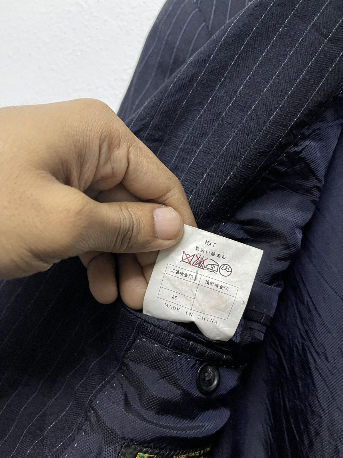 Japanese Brand × Loro Piana × Vintage 90s LORO PIANA STRIPES BLAZZER RARE DESIGN Size US S / EU 44-46 / 1 - 13 Thumbnail