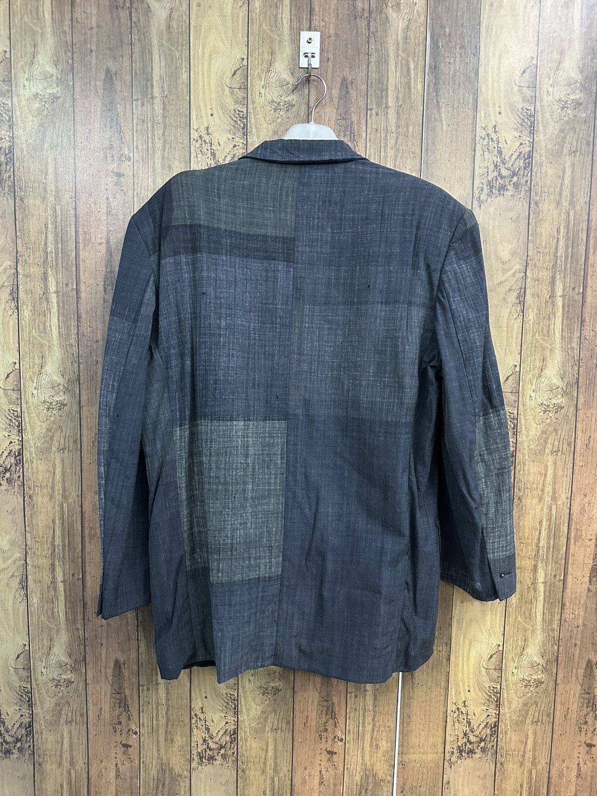 Comme des Garcons × Comme des Garcons Homme Plus × Designer Vintage Comme des Garcons AD1995 Wool Distressed Blazer Z33 Size 40S - 4 Thumbnail