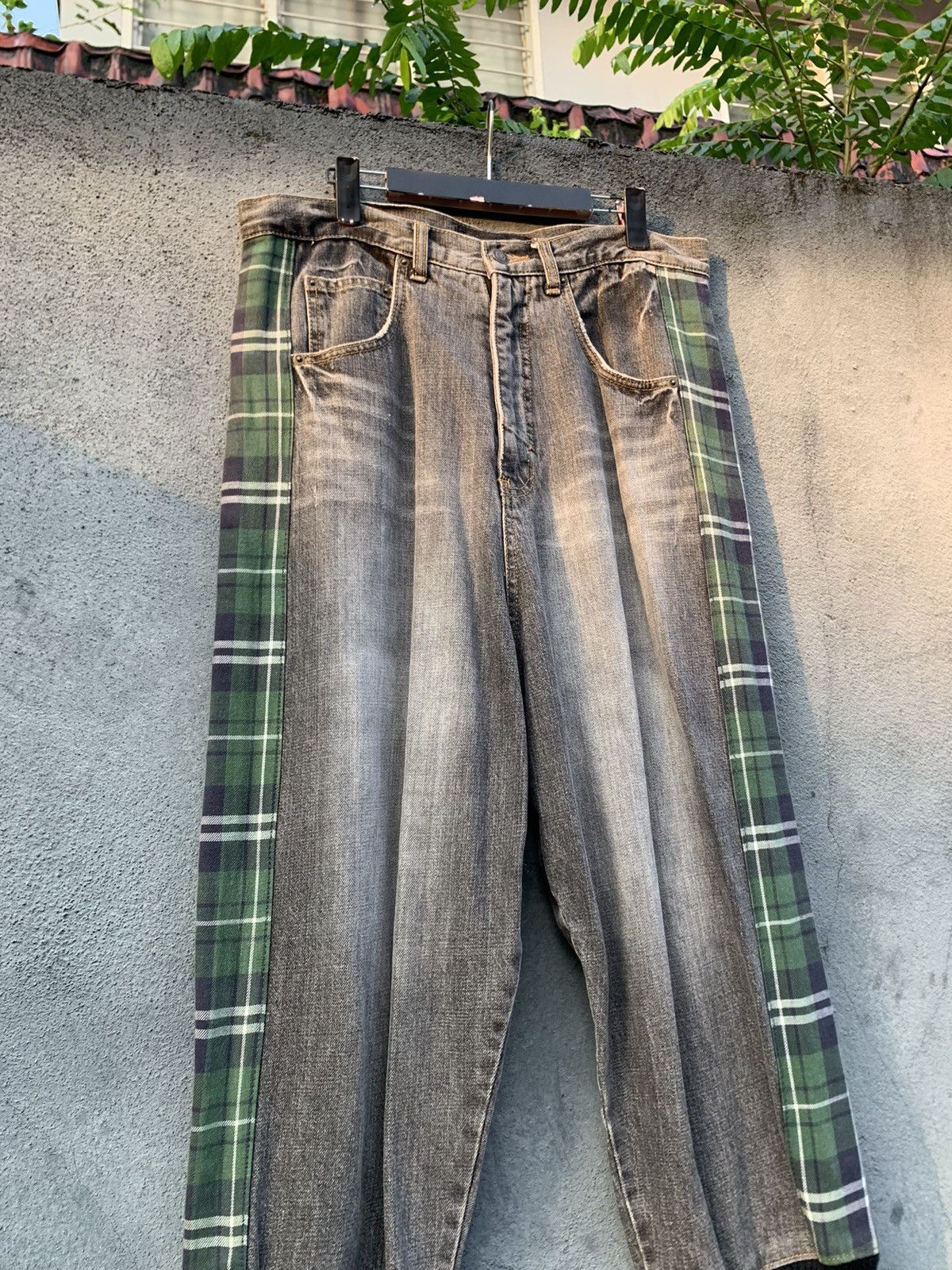 Vintage 👹Vintage Washed Faded Y2k Baggy Jogger Jeans Size US 32 / EU 48 - 11 Thumbnail
