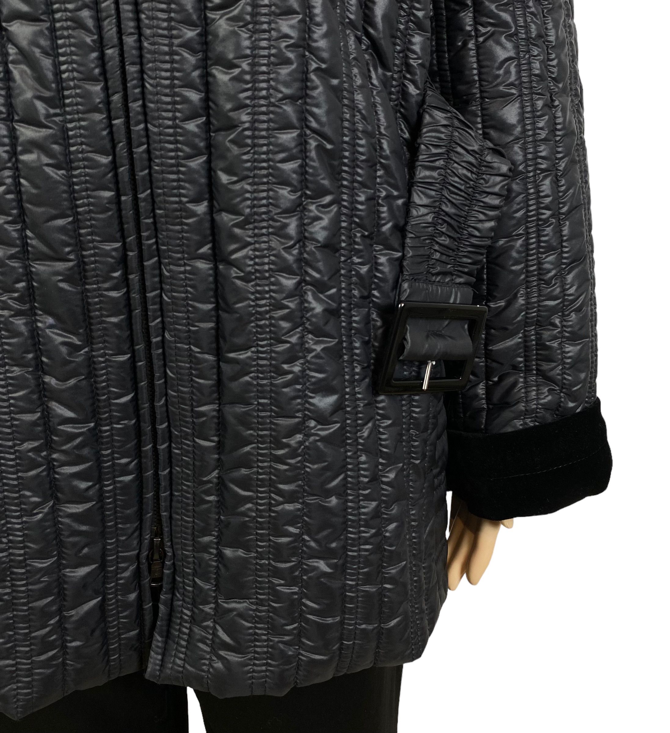 Bogner Sonia Bogner Quilted Belted Warm Coat size XL Size XL / US 12-14 / IT 48-50 - 14 Thumbnail