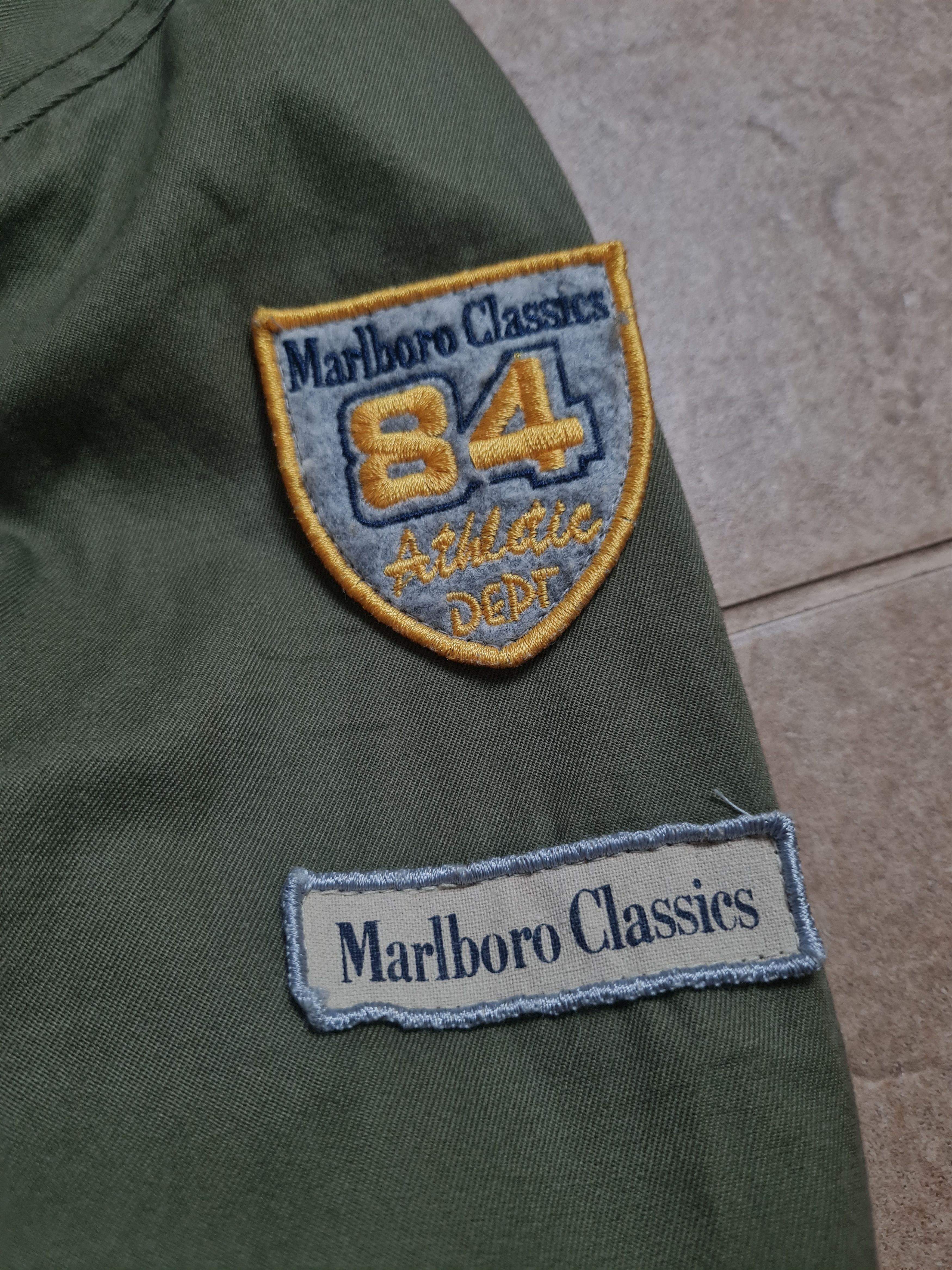 Marlboro Vintage rare military jacket Denim 90s Marlboro ARMY USA Size US S / EU 44-46 / 1 - 14 Thumbnail