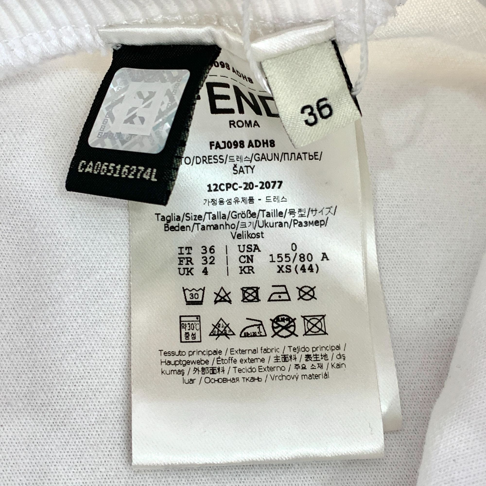 Fendi Fendi Womens High-Waisted Jogger Pants With Logo Taping Size 25" / US 0 / IT 36 - 6 Thumbnail