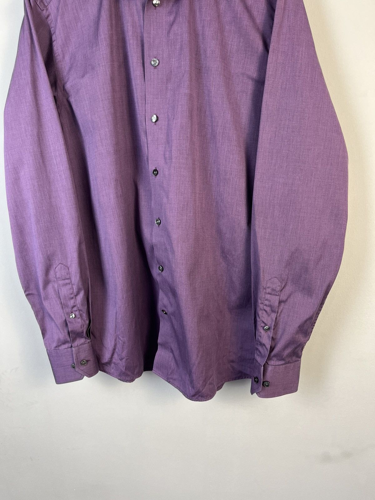 Eton Eton Luxury Classic Basic Cotton Long Sleeve Shirt Size US XL / EU 56 / 4 - 4 Thumbnail