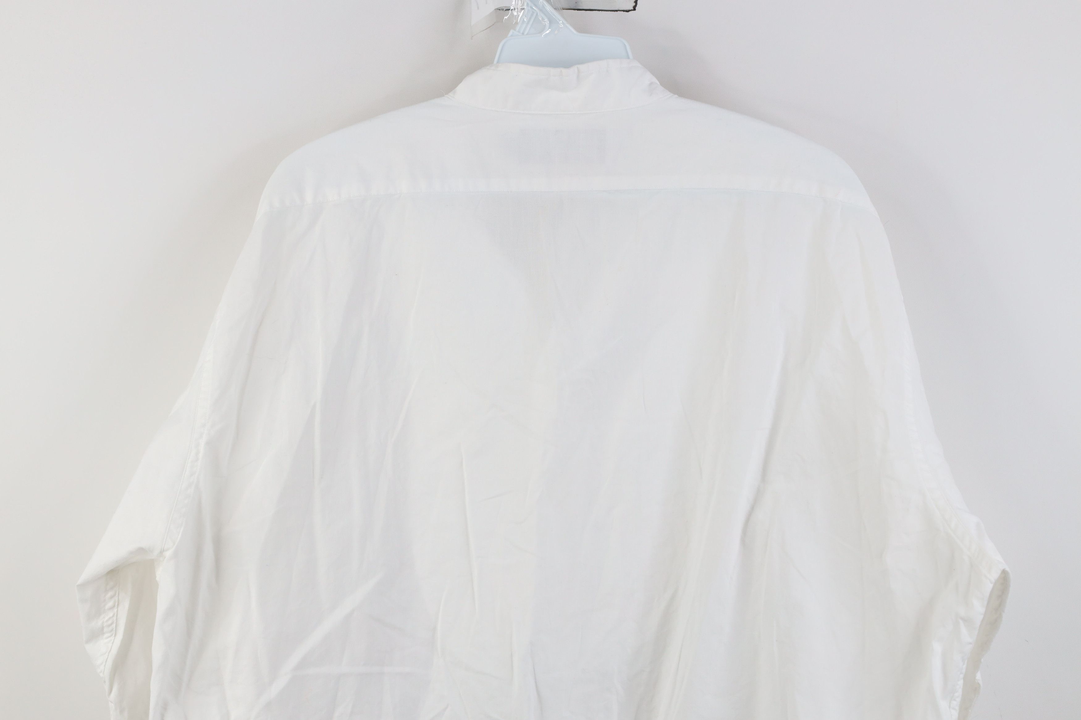 Ralph Lauren Vintage 90s Ralph Lauren Tuxedo Collared Button Shirt White Size US L / EU 52-54 / 3 - 10 Thumbnail