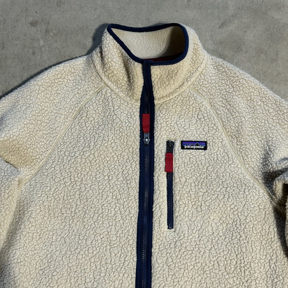 Patagonia Patagonia Retro Pile Fleece Sherpa Zip Jacket Oatmeal Khaki Size US XL / EU 56 / 4 - 2 Thumbnail