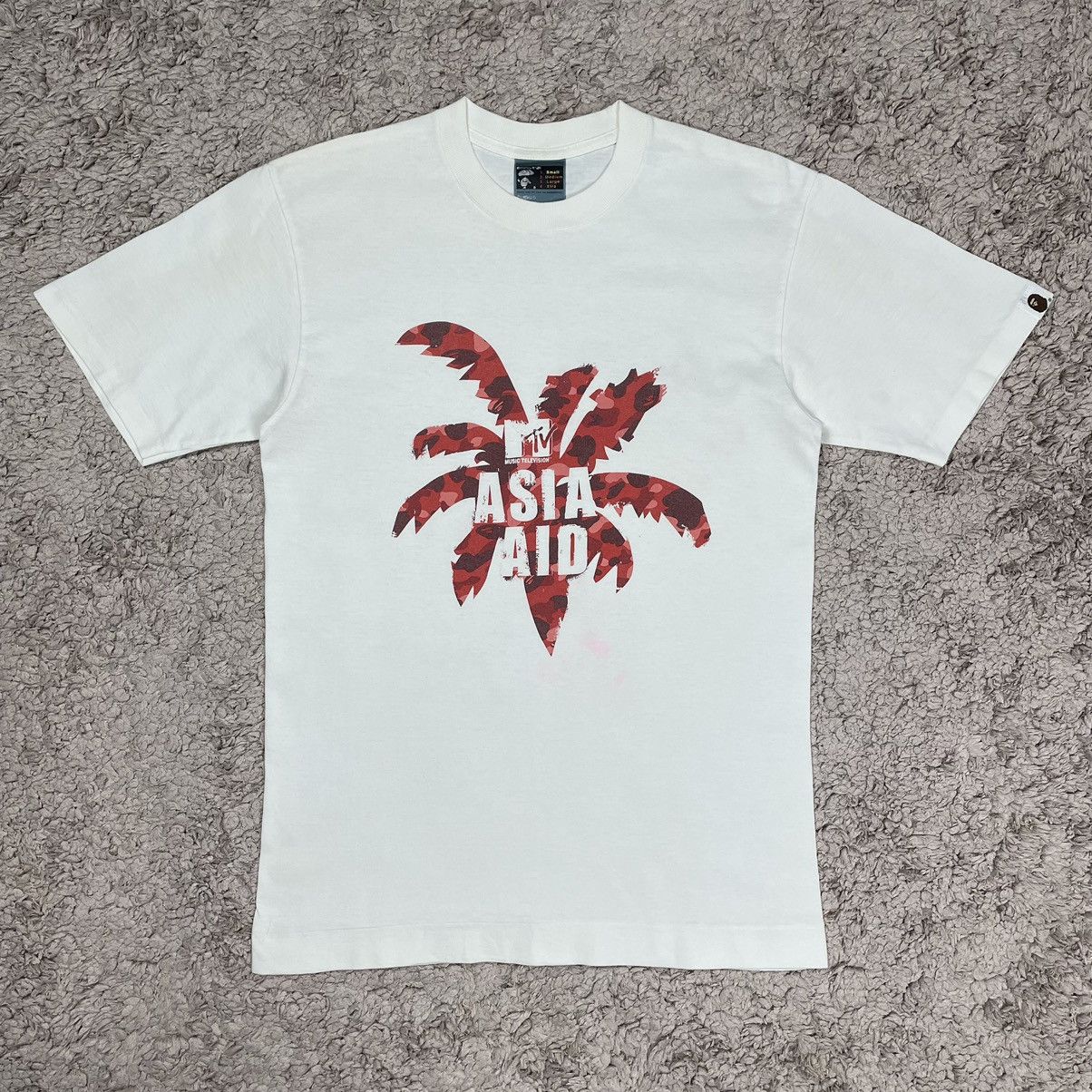 Bape Vintage Bape Mtv Asia Aid T-shirt Size US S / EU 44-46 / 1 - 1 Thumbnail
