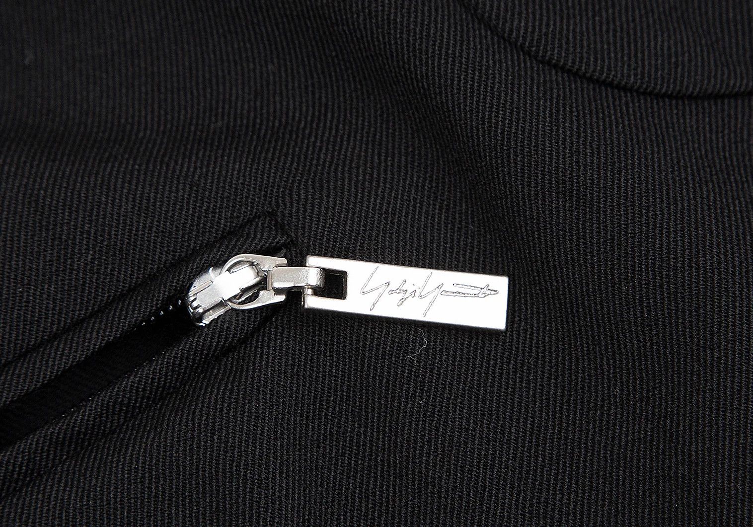 Yohji Yamamoto Yohji Yamamoto Wool Gabardine Jacket Black 2 Size US M / EU 48-50 / 2 - 9 Thumbnail