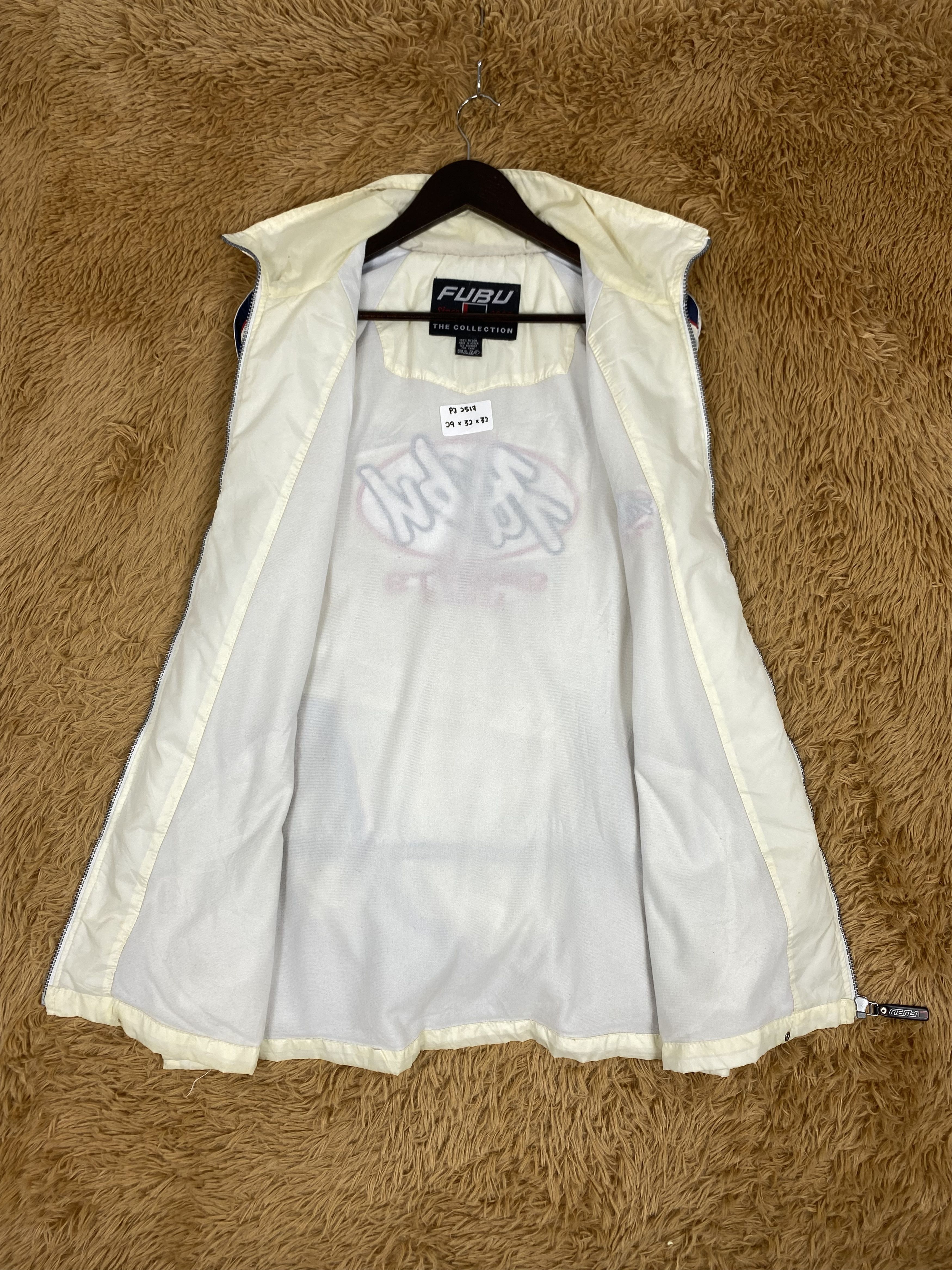 Fubu Vintage Fubu 90s Tape on Sleeve Windbreaker PJ2517 Size US XXL / EU 58 / 5 - 7 Thumbnail