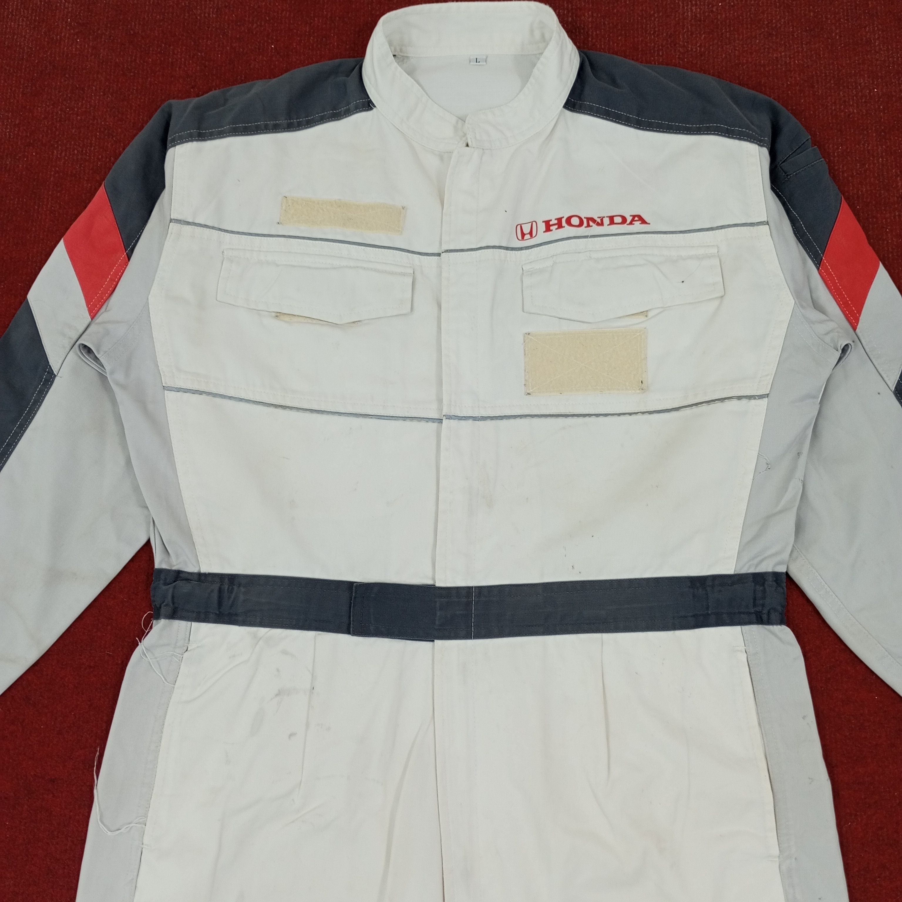Honda × Vintage Honda Japanese Motorsports Racing Workwear Coverall Jacket Size US M / EU 48-50 / 2 - 5 Thumbnail