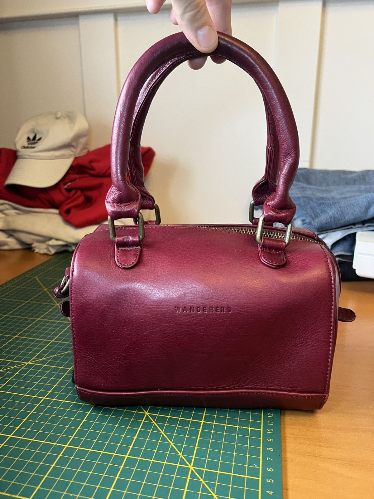 Vintage Vintage Wanderers Travel Co. Mini Turin leather handbag Size ONE SIZE - 5 Thumbnail