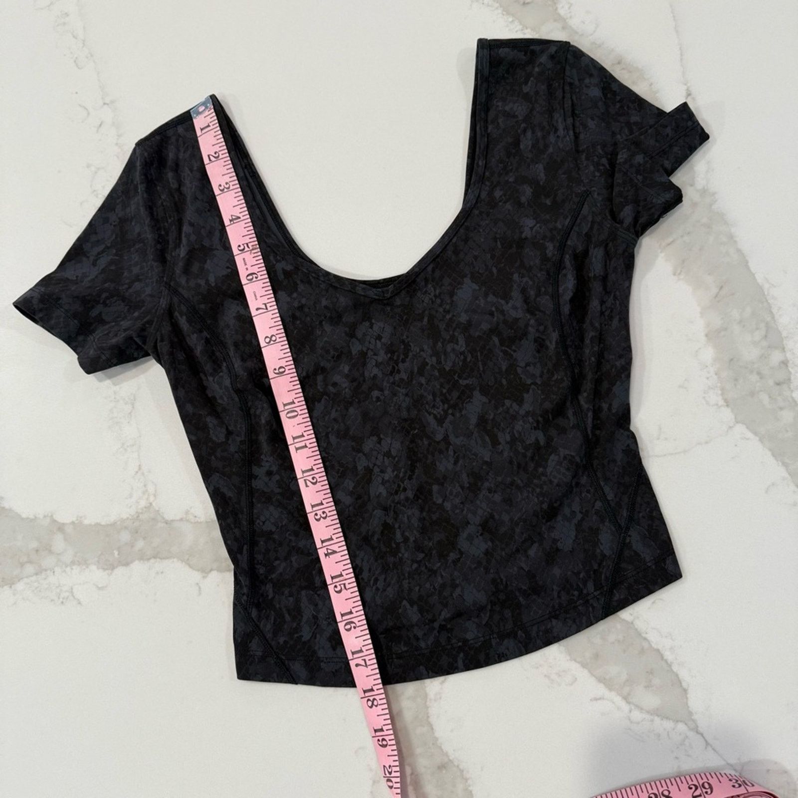 Lululemon Lululemon Align TShirt Hideaway Camo DeepCoal Multi Womens 6 Size M / US 6-8 / IT 42-44 - 11 Thumbnail