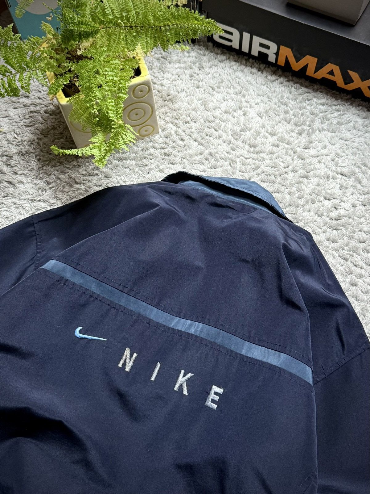 Nike 90s Nike Jacket Retro Big Logo Rare Vintage Swoosh Rap Size US M / EU 48-50 / 2 - 3 Thumbnail