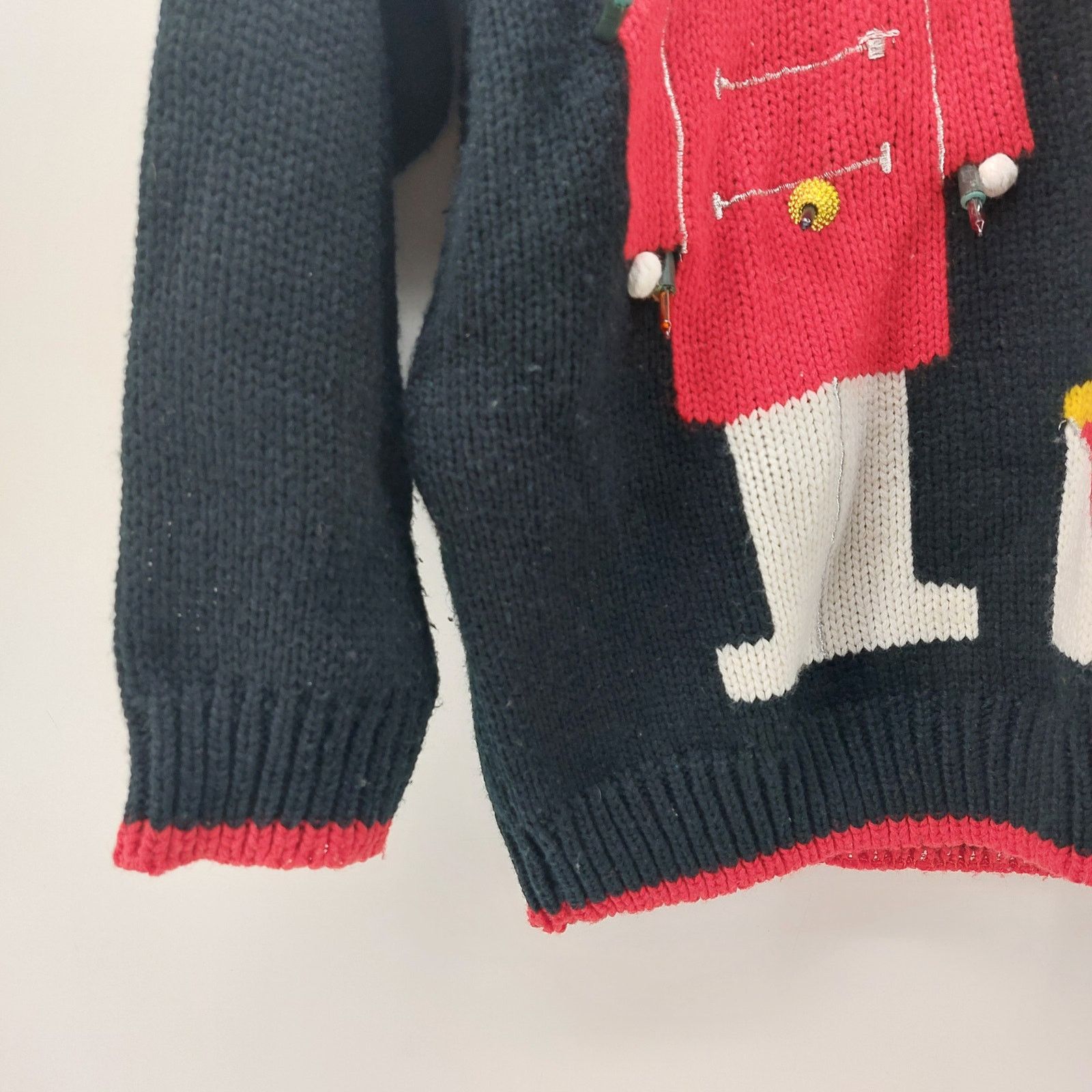 Vintage JJ.Fargo Ugly Christmas Sweater Drummer Boy Nutcracker Sz M Size M / US 6-8 / IT 42-44 - 11 Thumbnail