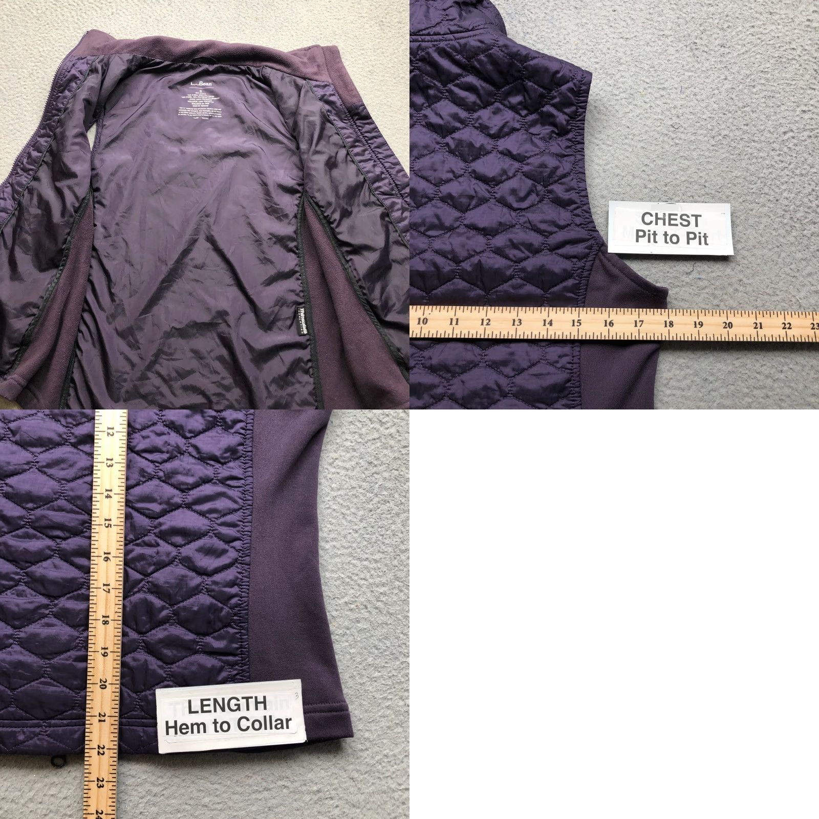 Vintage VINTAGE LL Bean Thinsulate Insulation Fleece Lined Quilted Vest Jacket Womens Small Size S / US 4 / IT 40 - 8 Thumbnail