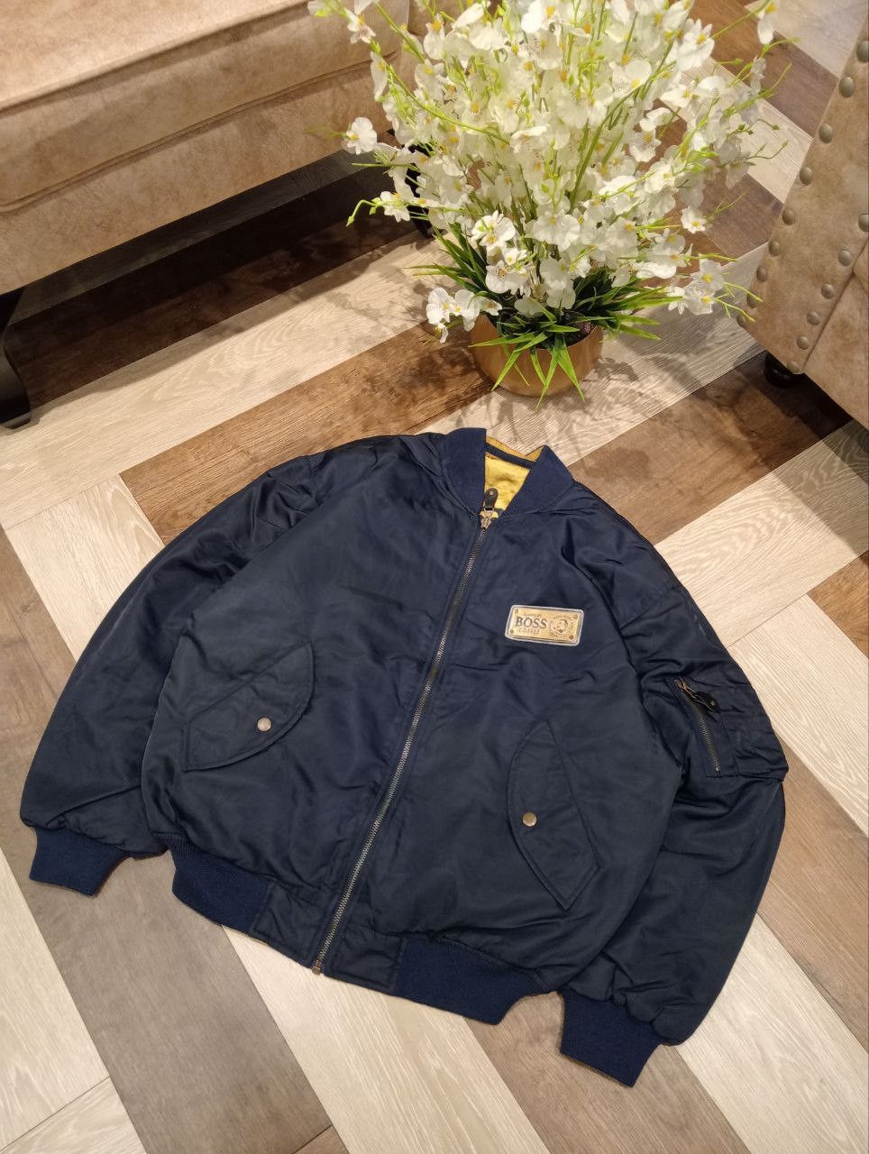 Japanese Brand VINTAGE SUNTORY BOSS COFFEE REVERSIBLE 2 WAY JACKET Size US L / EU 52-54 / 3 - 2 Thumbnail