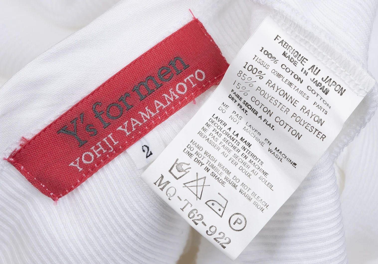 Jean Paul Gaultier Cotton Rib T-Shirt with Hem Detail in White Size US S / EU 44-46 / 1 - 18 Thumbnail