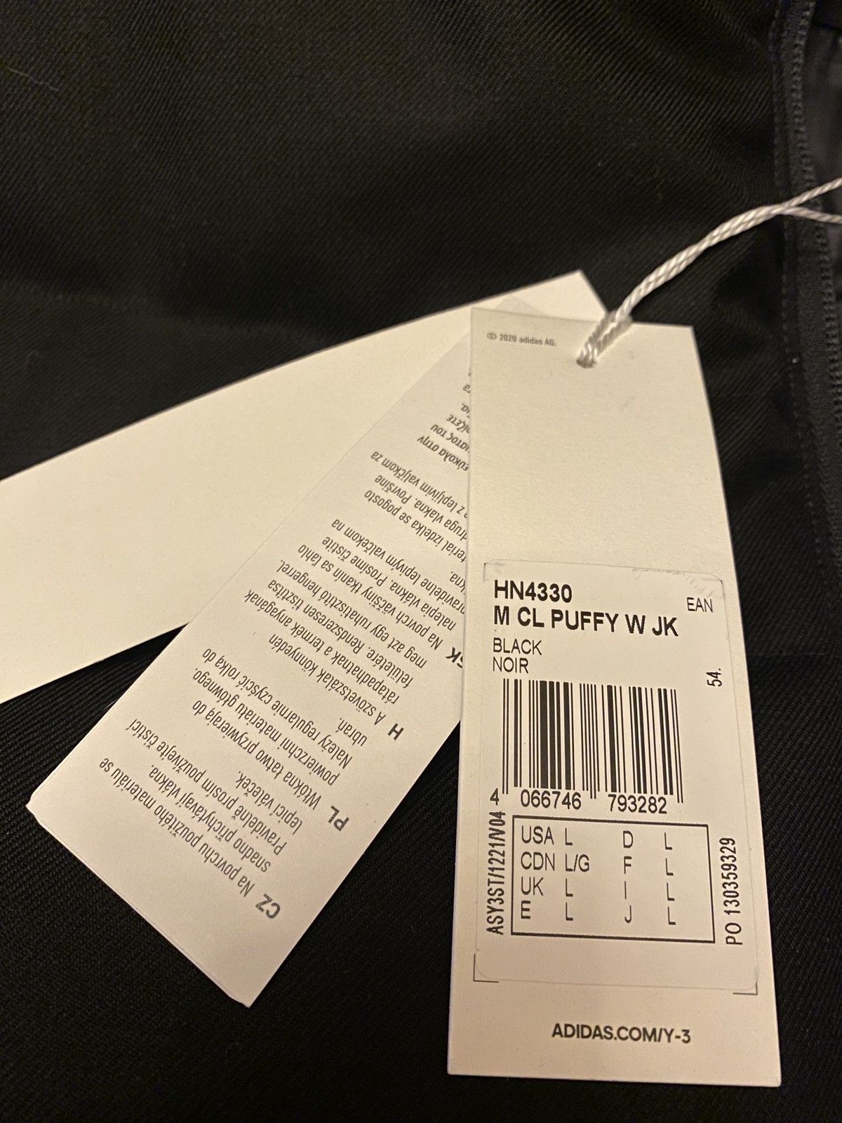 Adidas × Y-3 × Yohji Yamamoto Y-3 CLASSIC PUFFY DOWN JACKET Size US L / EU 52-54 / 3 - 10 Thumbnail