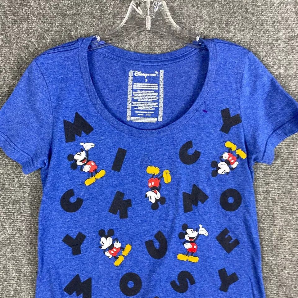 Disney Disney Mickey Mouse Top Women's Small Short Sleeve Organic S Size M / US 6-8 / IT 42-44 - 2 Thumbnail