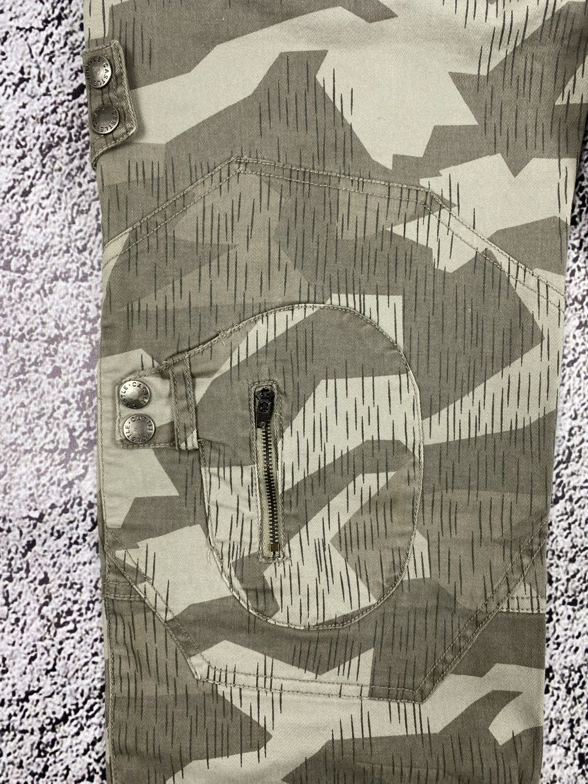 Japanese Brand Vintage Y2K cargo camo low rise pants 00s streetwear Size 31" - 6 Thumbnail