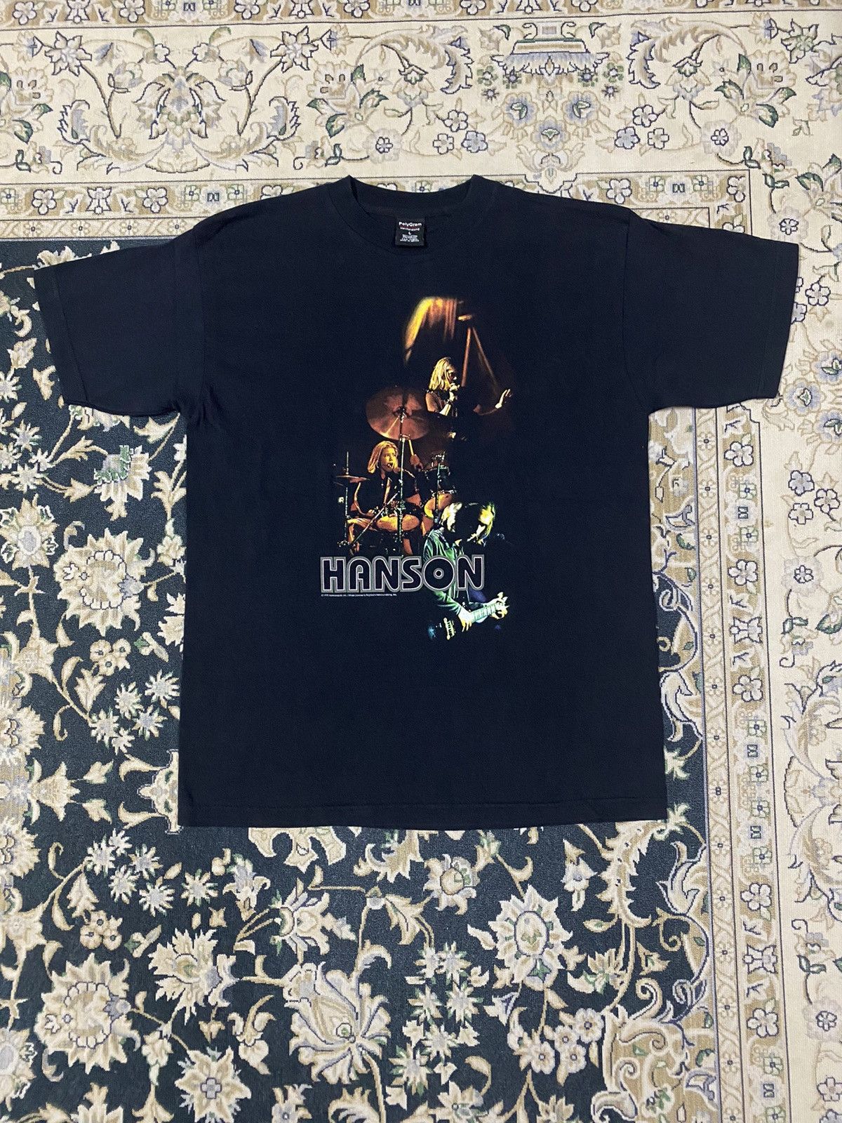 Band Tees Vintage 1998 Hanson Size US L / EU 52-54 / 3 - 1 Thumbnail